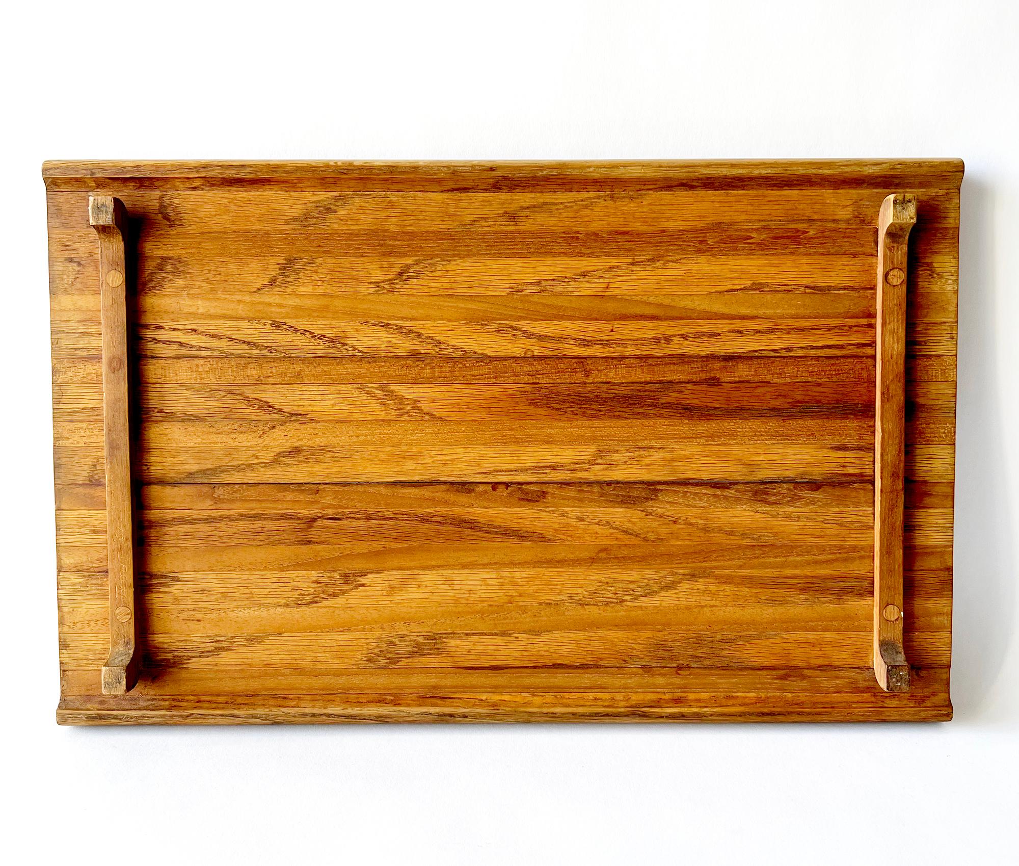 Robert Trout California Studio Made Allied Crafts Schneidebrett aus laminiertem Holz  (Ende des 20. Jahrhunderts) im Angebot