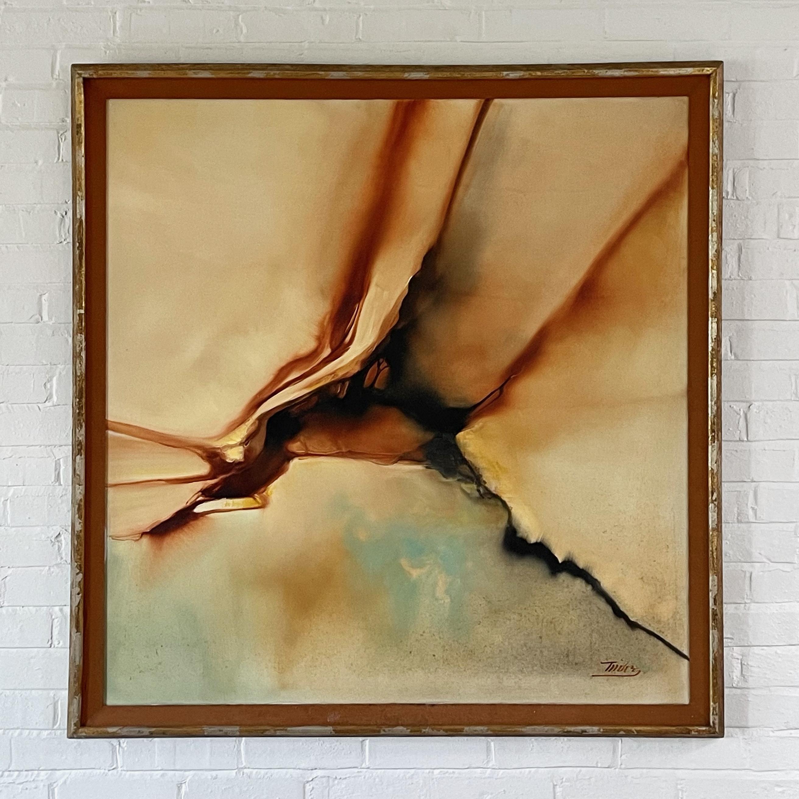 Robert Tudor Abstract Painting In Good Condition For Sale In Highland, IN