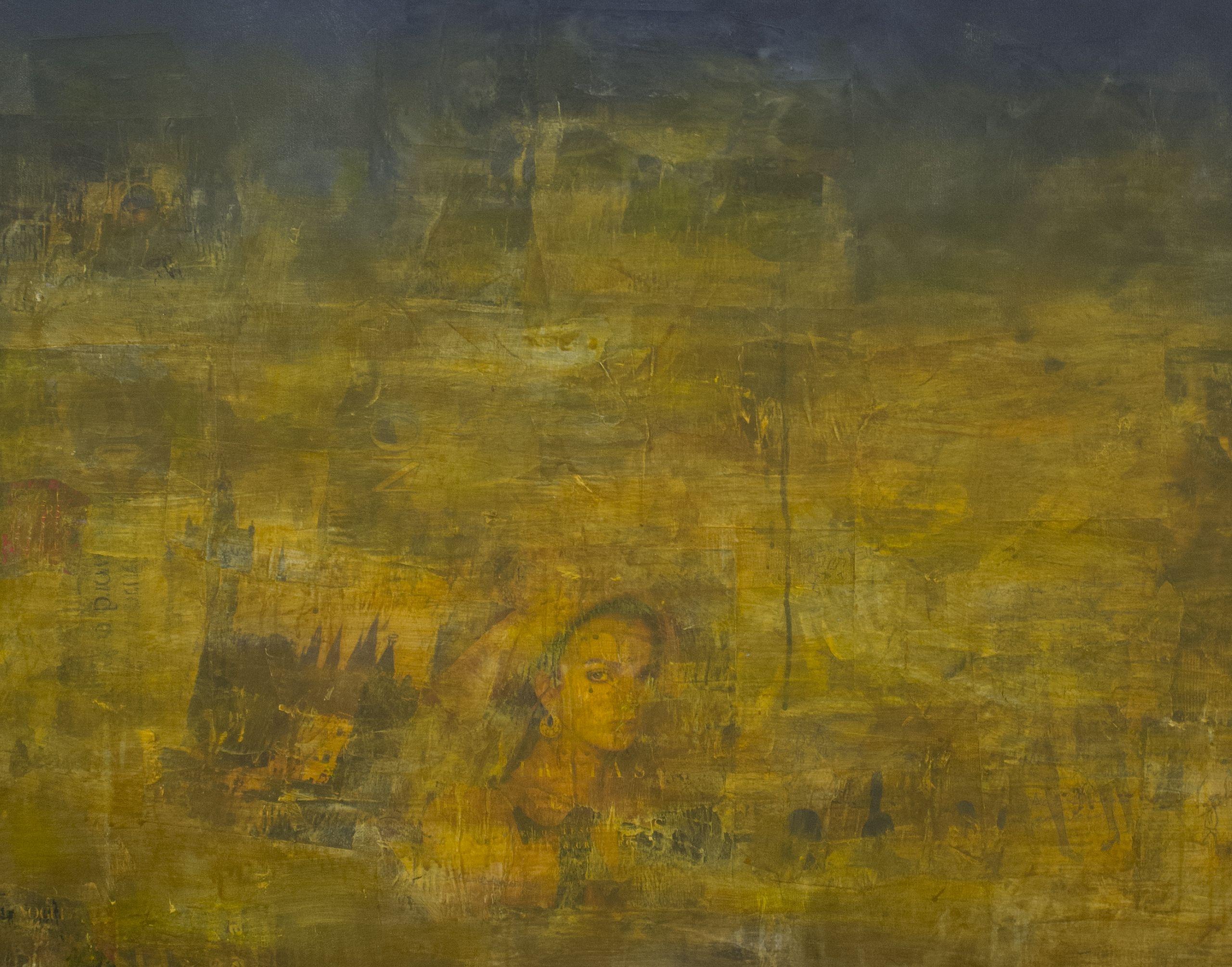 Revolution Aromatica, tecnica mista su tela - Mixed Media Art Astratto di Robert van Bolderick
