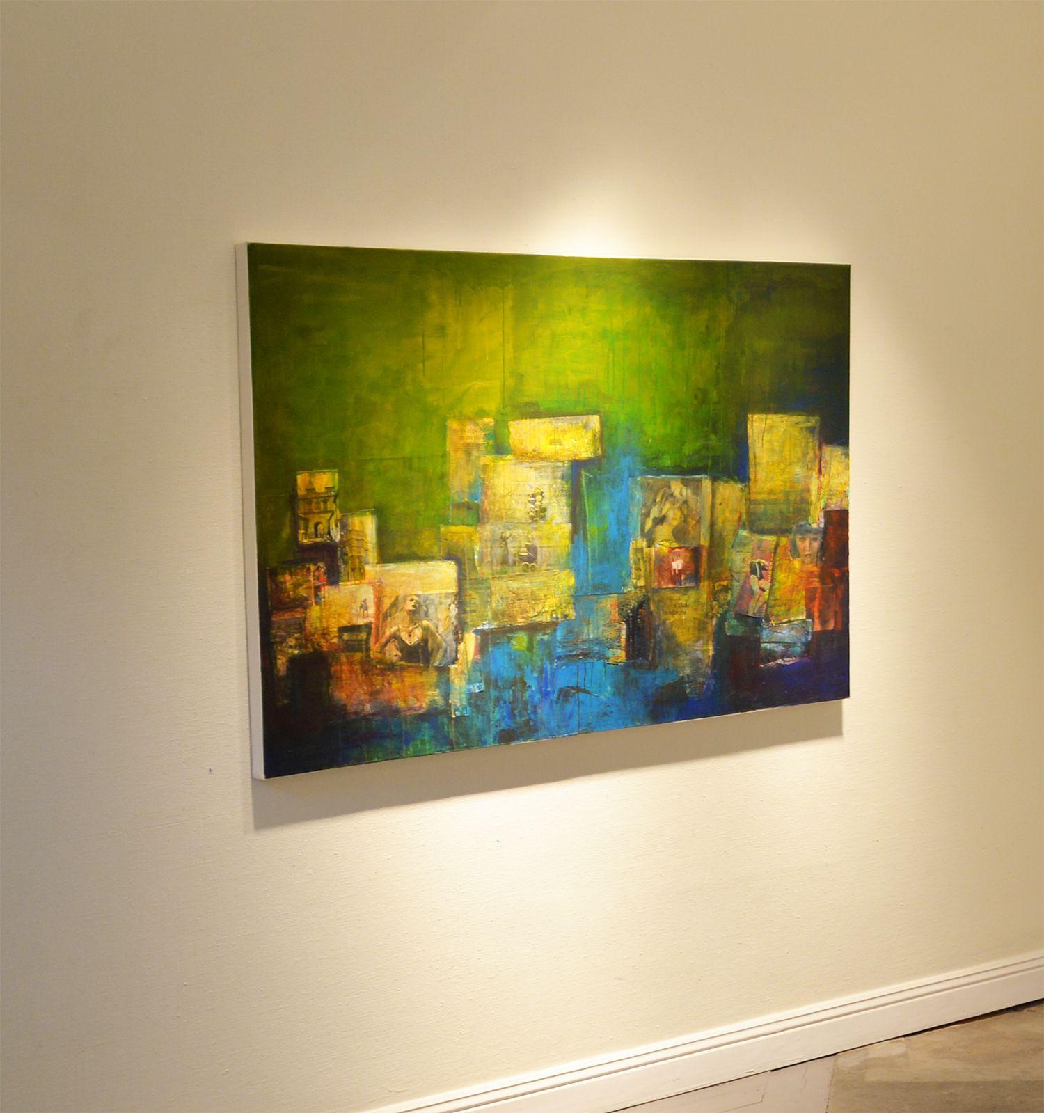 Trampas flotantes, Pintura, Acrílico sobre lienzo en venta 1