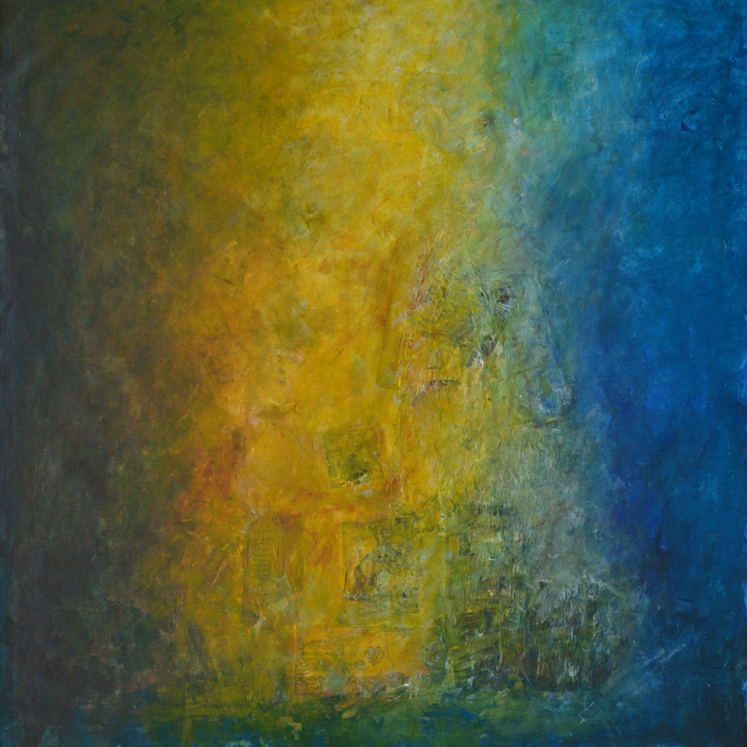 Abstract Painting Robert van Bolderick - La Buena Fama, peinture, huile sur toile