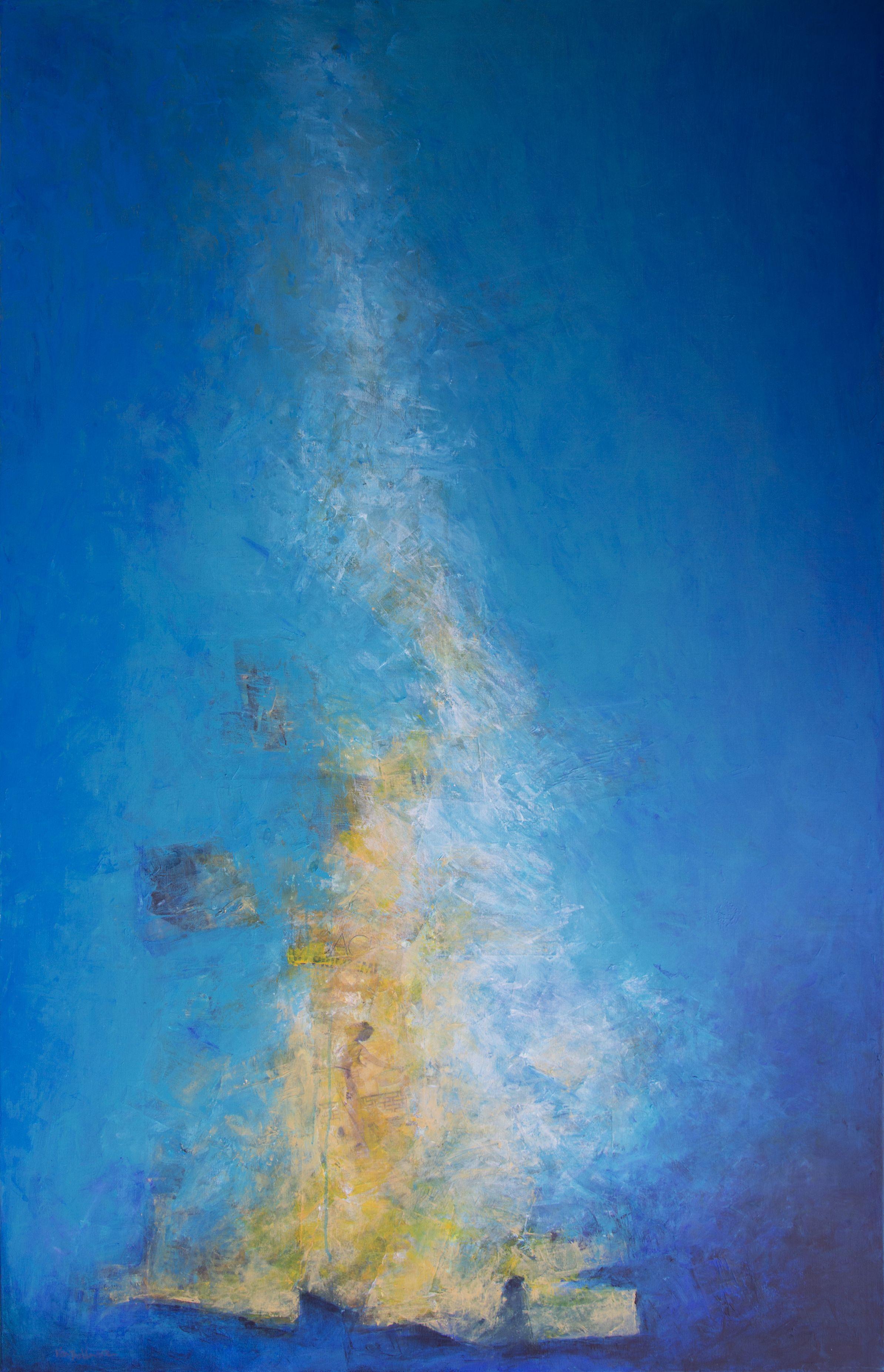 Abstract Painting di Robert van Bolderick - Le sacre du printemps, Pittura, Olio su tela