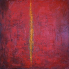 The scratch, contemporary oil painting 