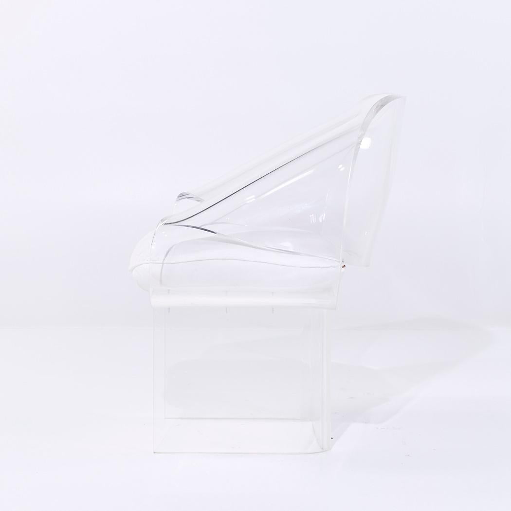 Robert Van Horn - Sedie a nastro in lucite del metà secolo - Coppia in vendita 5