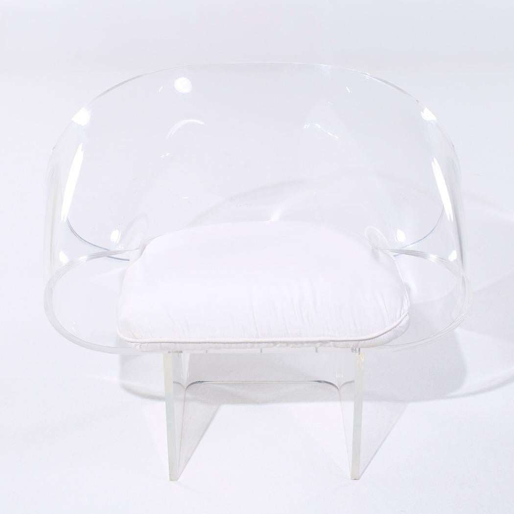 Robert Van Horn - Sedie a nastro in lucite del metà secolo - Coppia in vendita 6