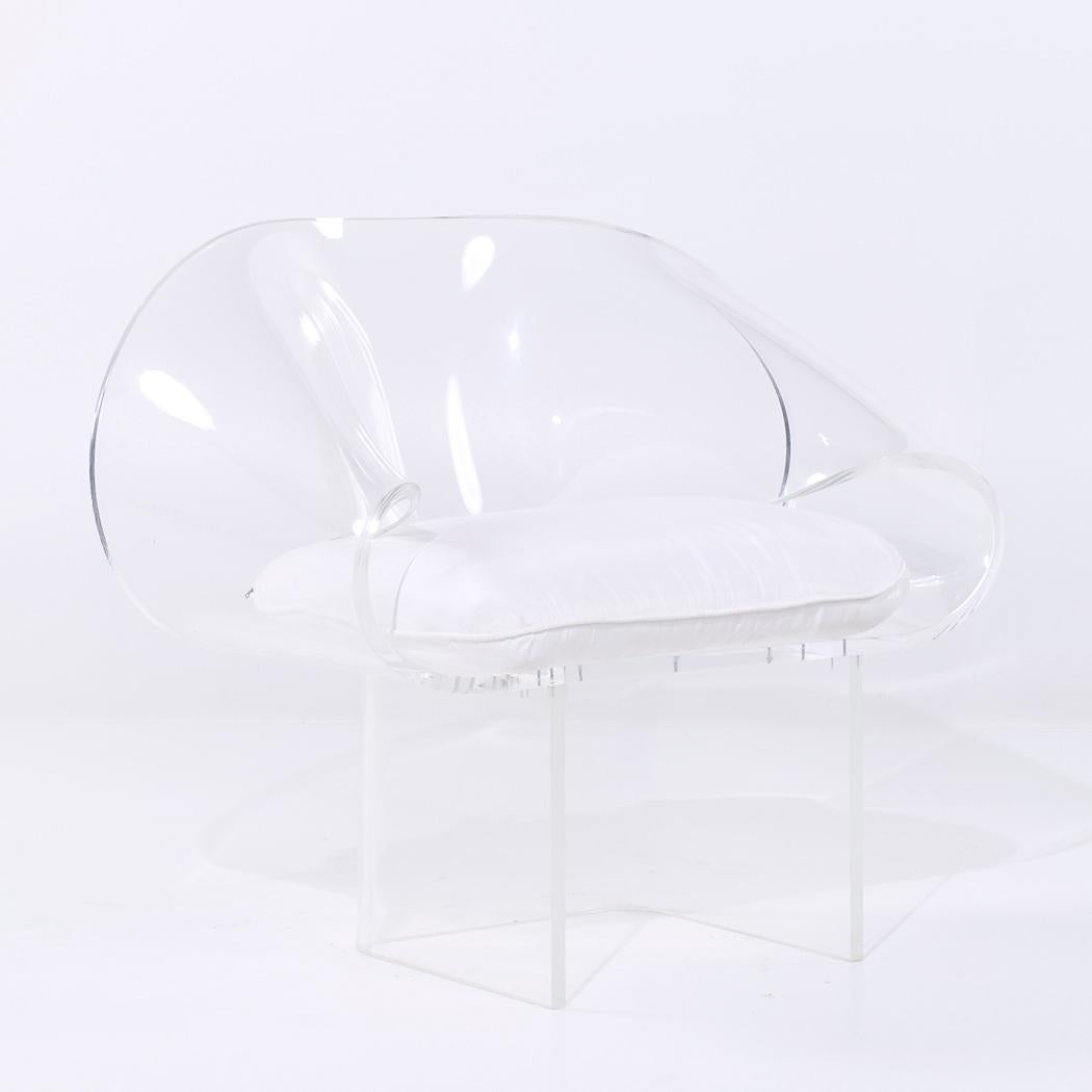 Robert Van Horn - Sedie a nastro in lucite del metà secolo - Coppia In condizioni buone in vendita a Countryside, IL