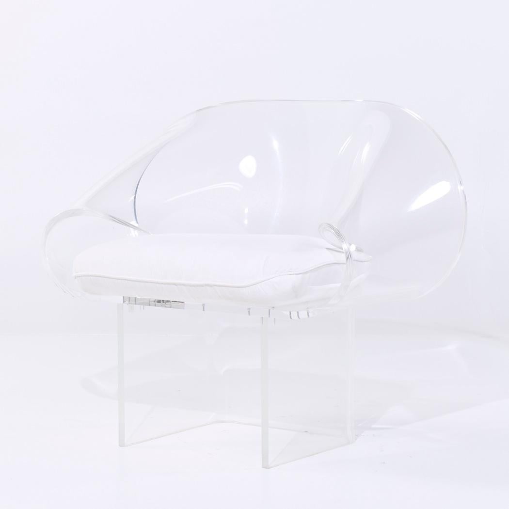 Lucite Robert Van Horn - Sedie a nastro in lucite del metà secolo - Coppia in vendita