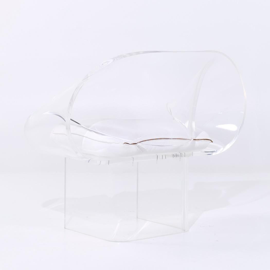 Robert Van Horn - Sedie a nastro in lucite del metà secolo - Coppia in vendita 1