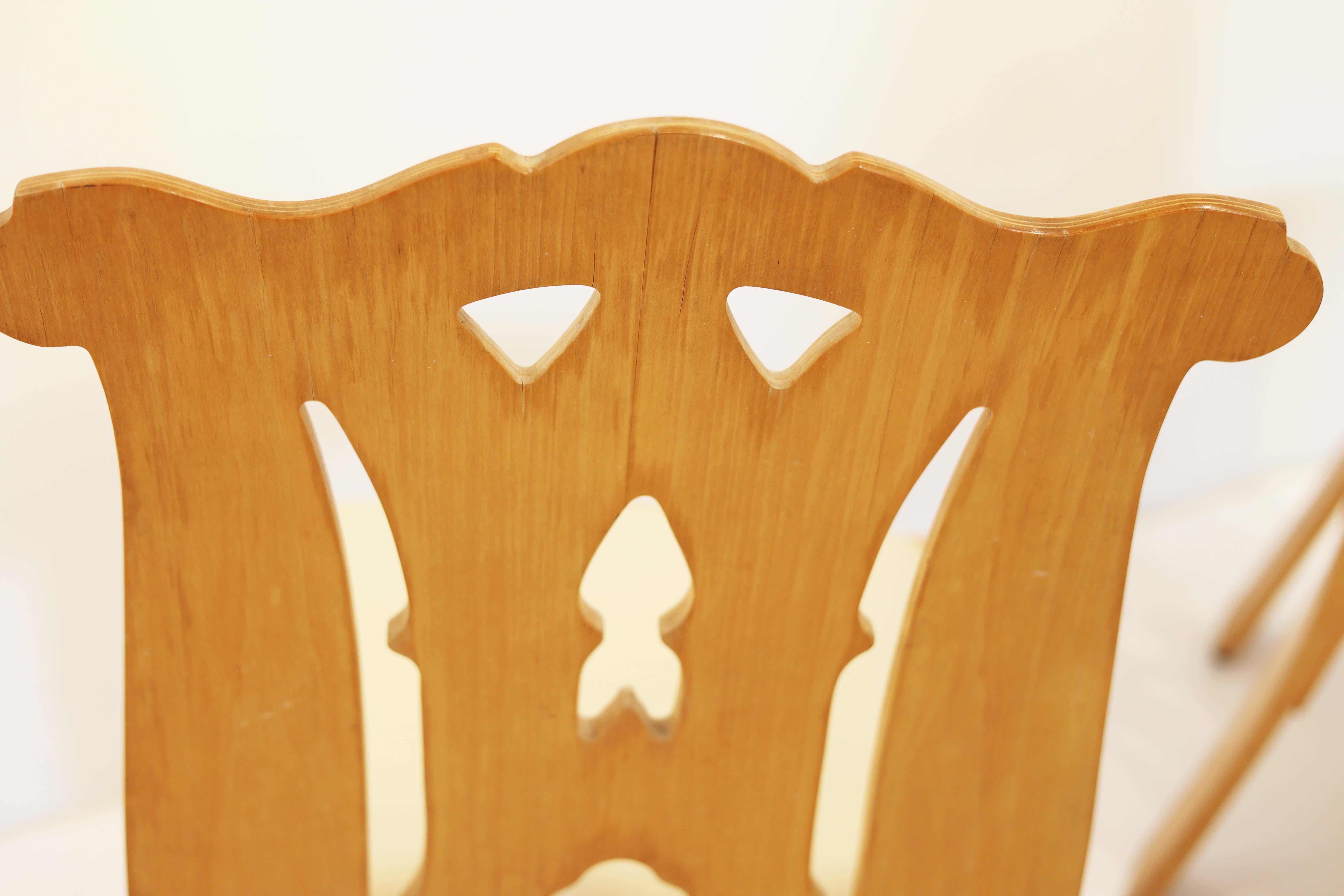 Robert Venturi Chippendale Chairs - Knoll 1984 12