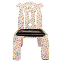 Robert Venturi for Knoll 'Chippendale' Chair in Grandmother Pattern, 1985, USA