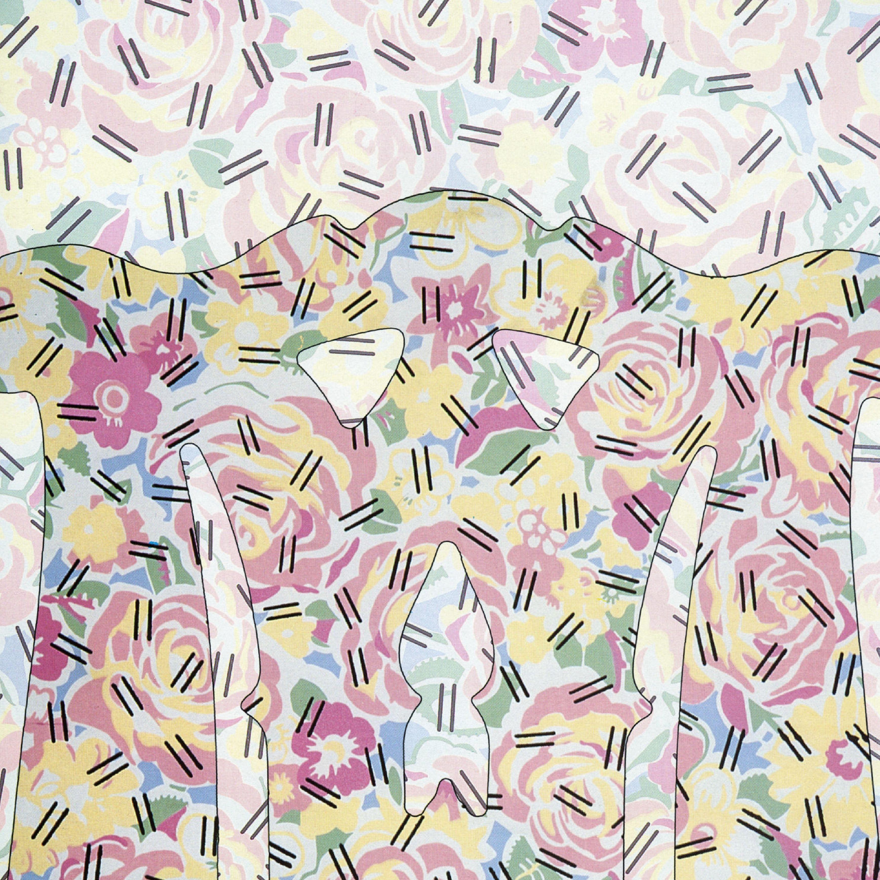 Robert Venturi für Knoll: Stuhl „Chippendale“ in Großmutters-Muster, 1985, USA im Angebot 2