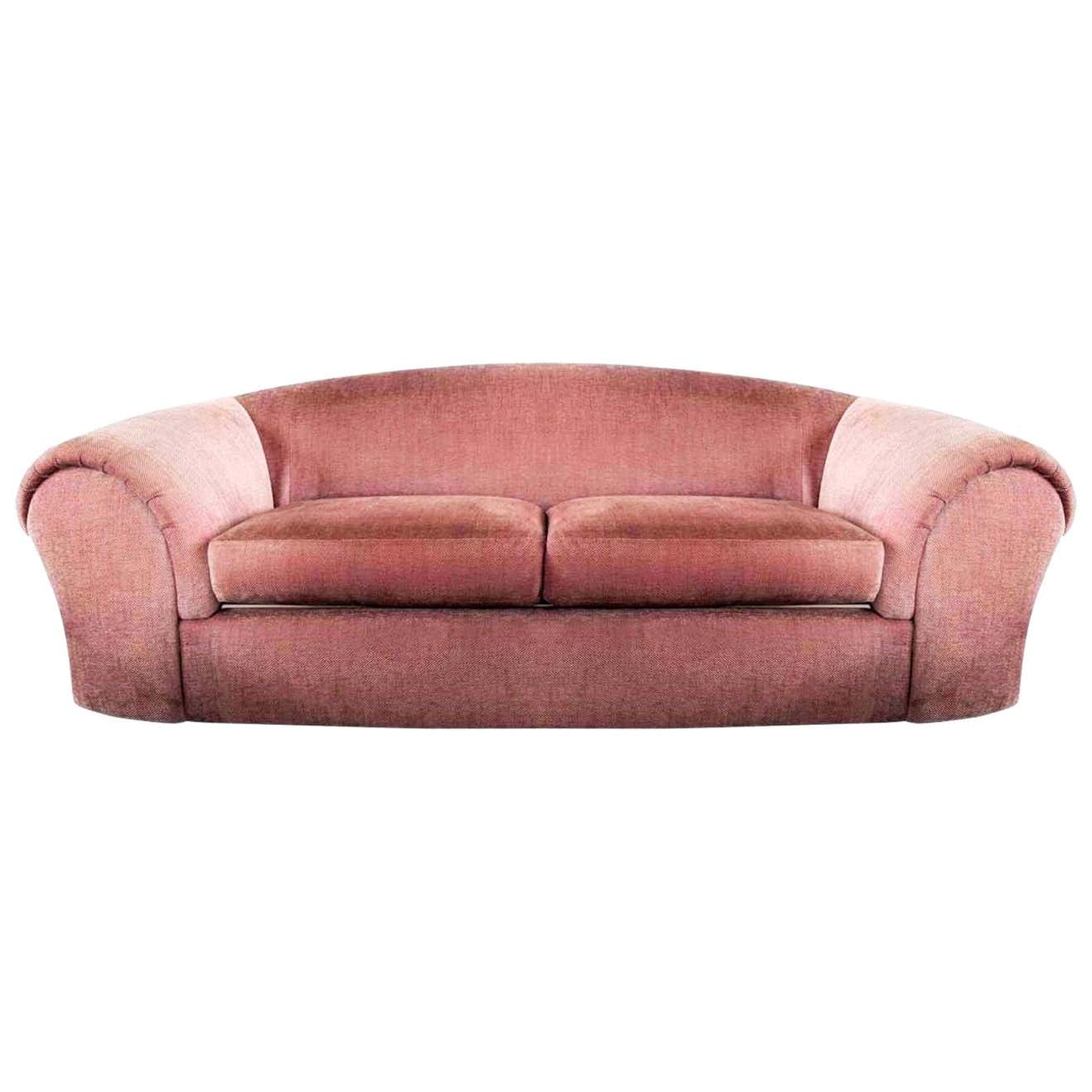 Robert Venturi Knoll ‘Grandma’ Loveseat Sofa Chenille, 1984, Postmodern