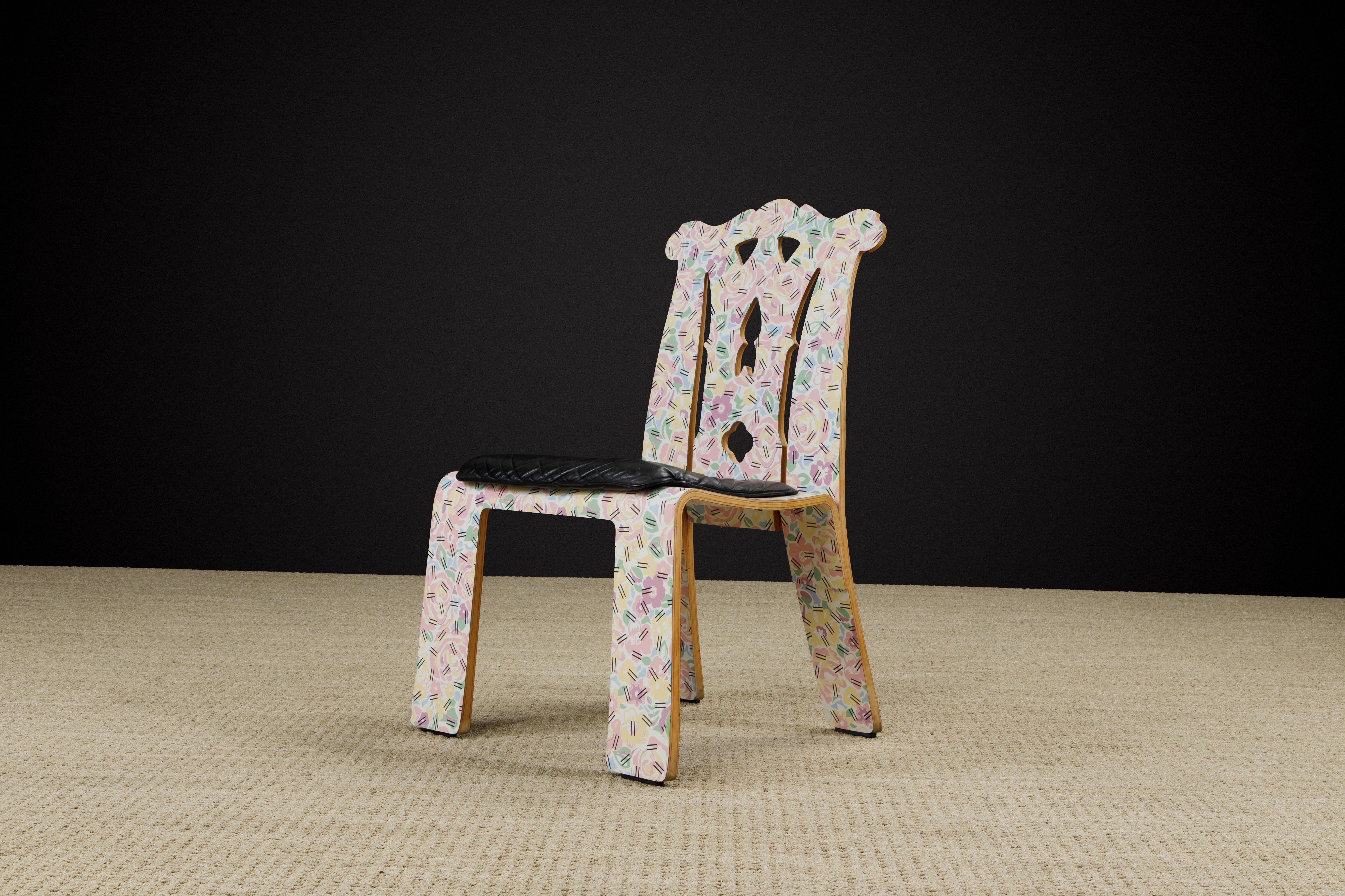 Robert Venturi Post-Modern 'Chippendale' Chair for Knoll International, c. 1985 14