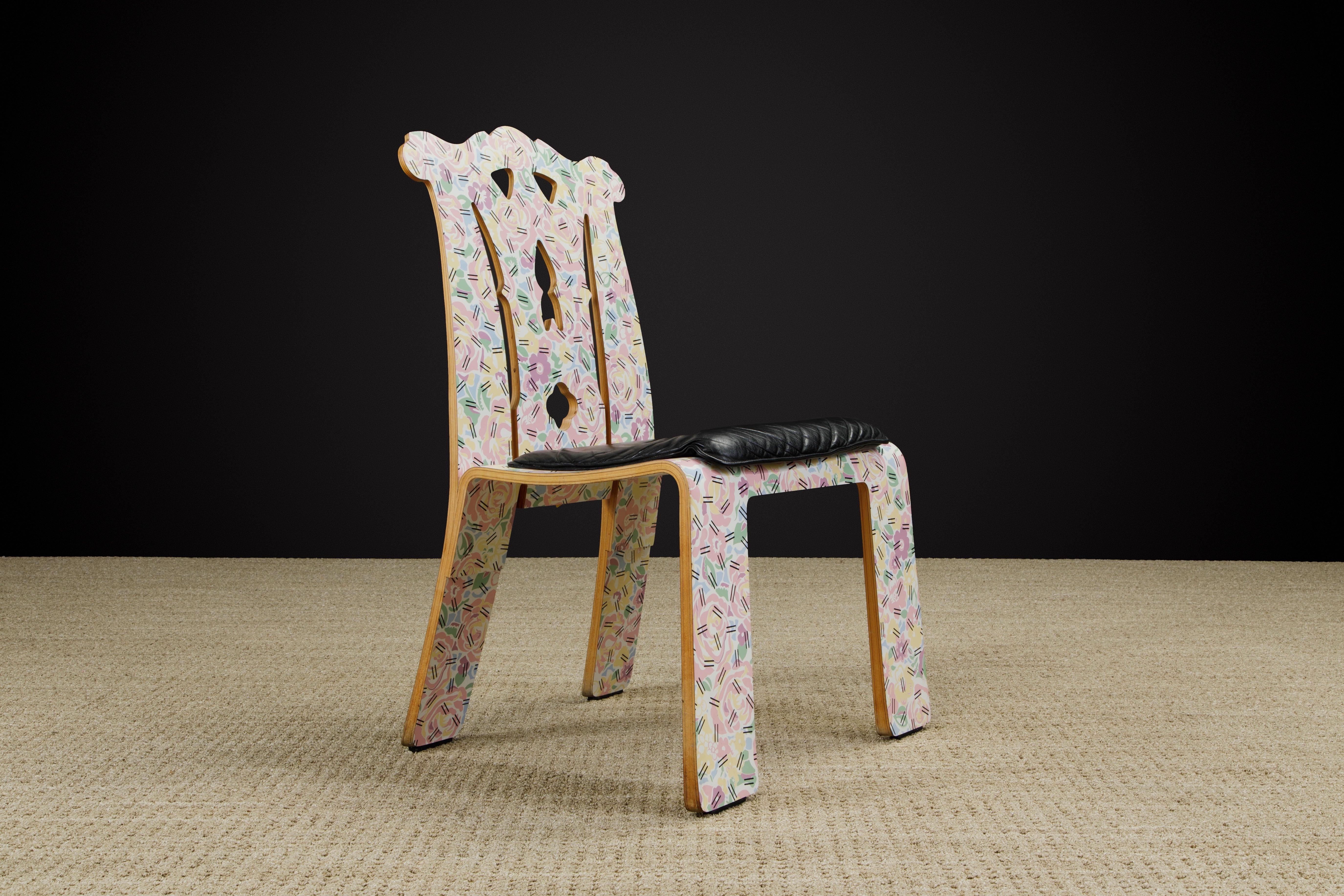 Robert Venturi Post-Modern 'Chippendale' Chair for Knoll International, c. 1985 3