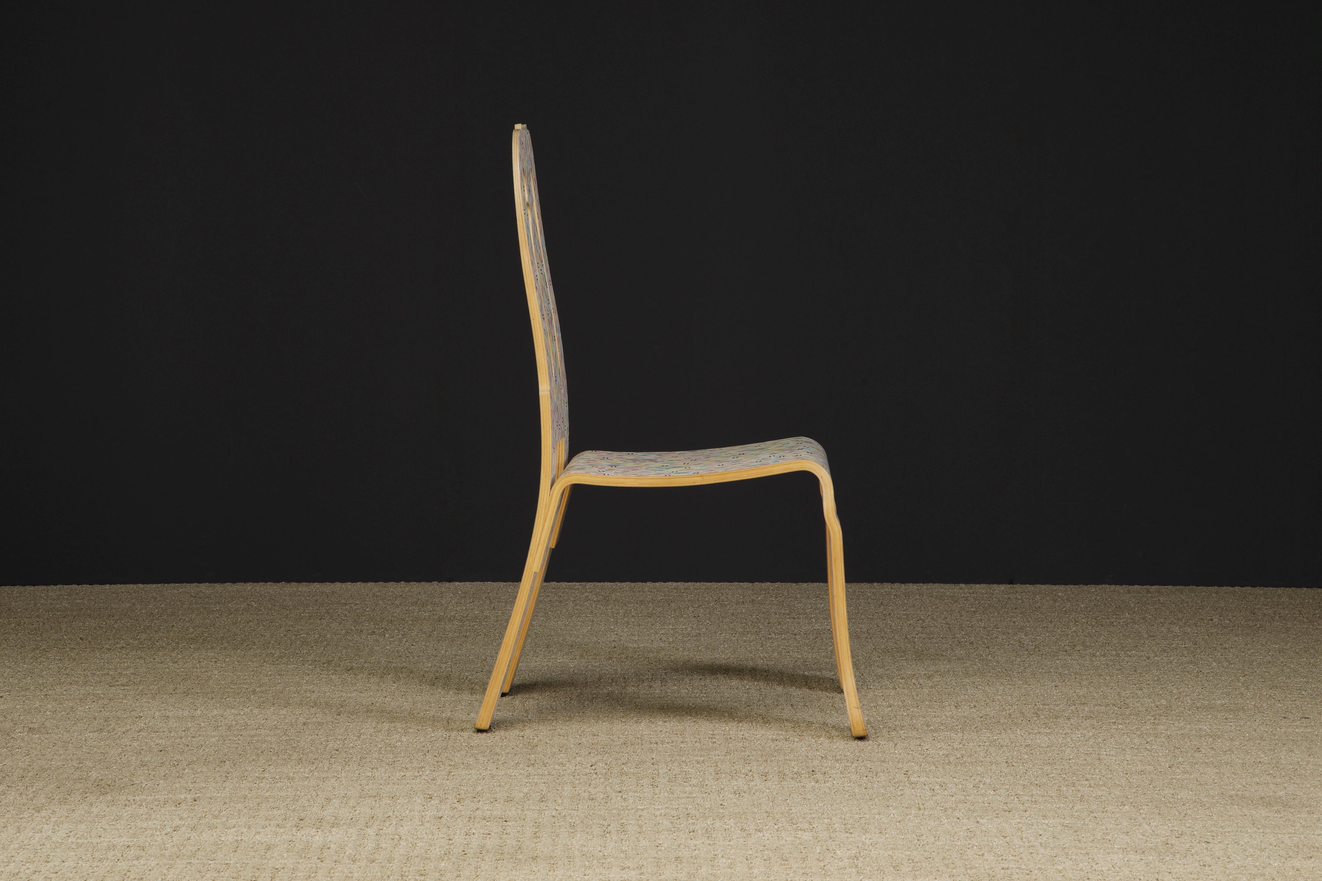 Laminate Robert Venturi Post-Modern 'Queen Anne' Chair for Knoll International, c. 1985