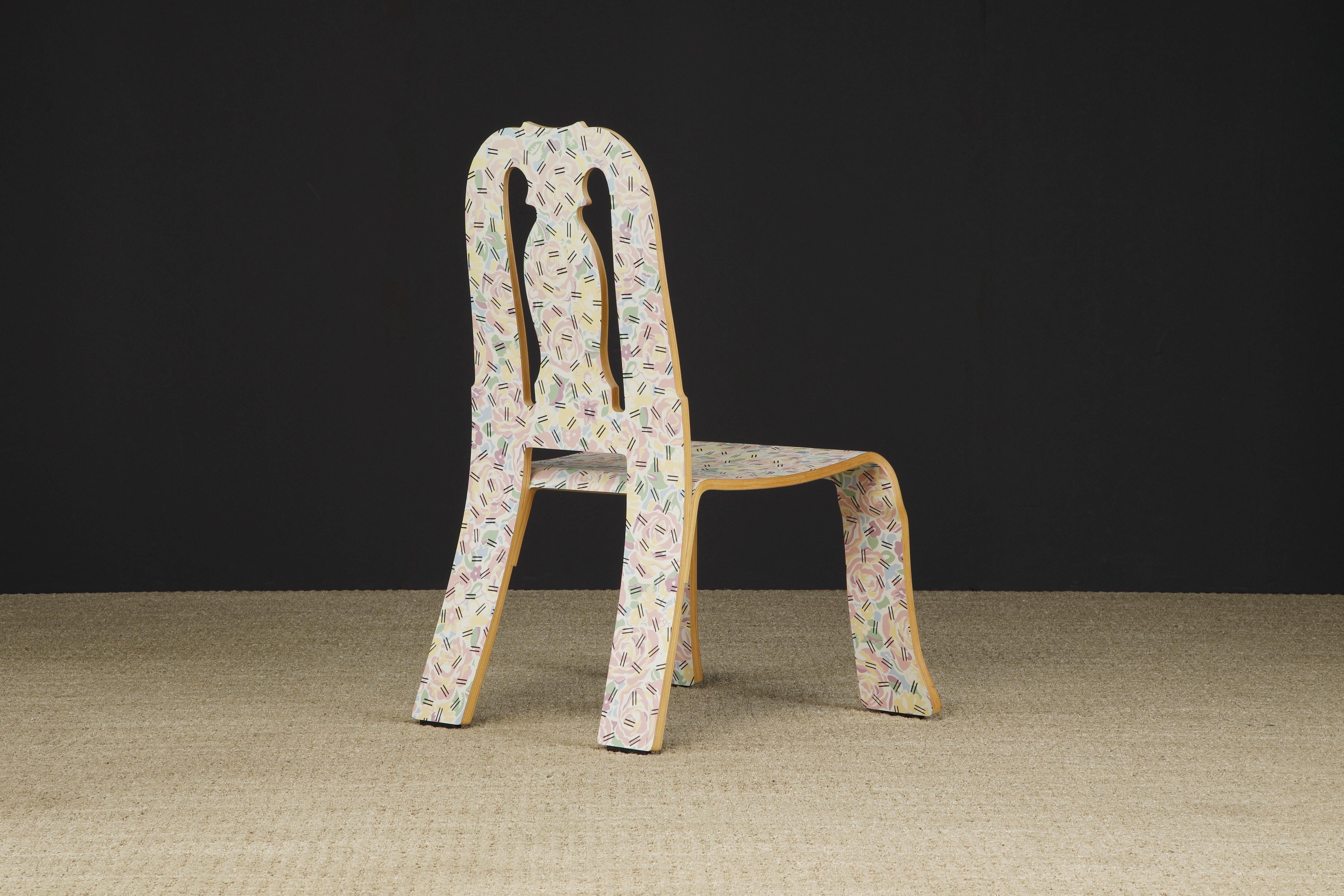 Robert Venturi Post-Modern 'Queen Anne' Chair for Knoll International, c. 1985 1