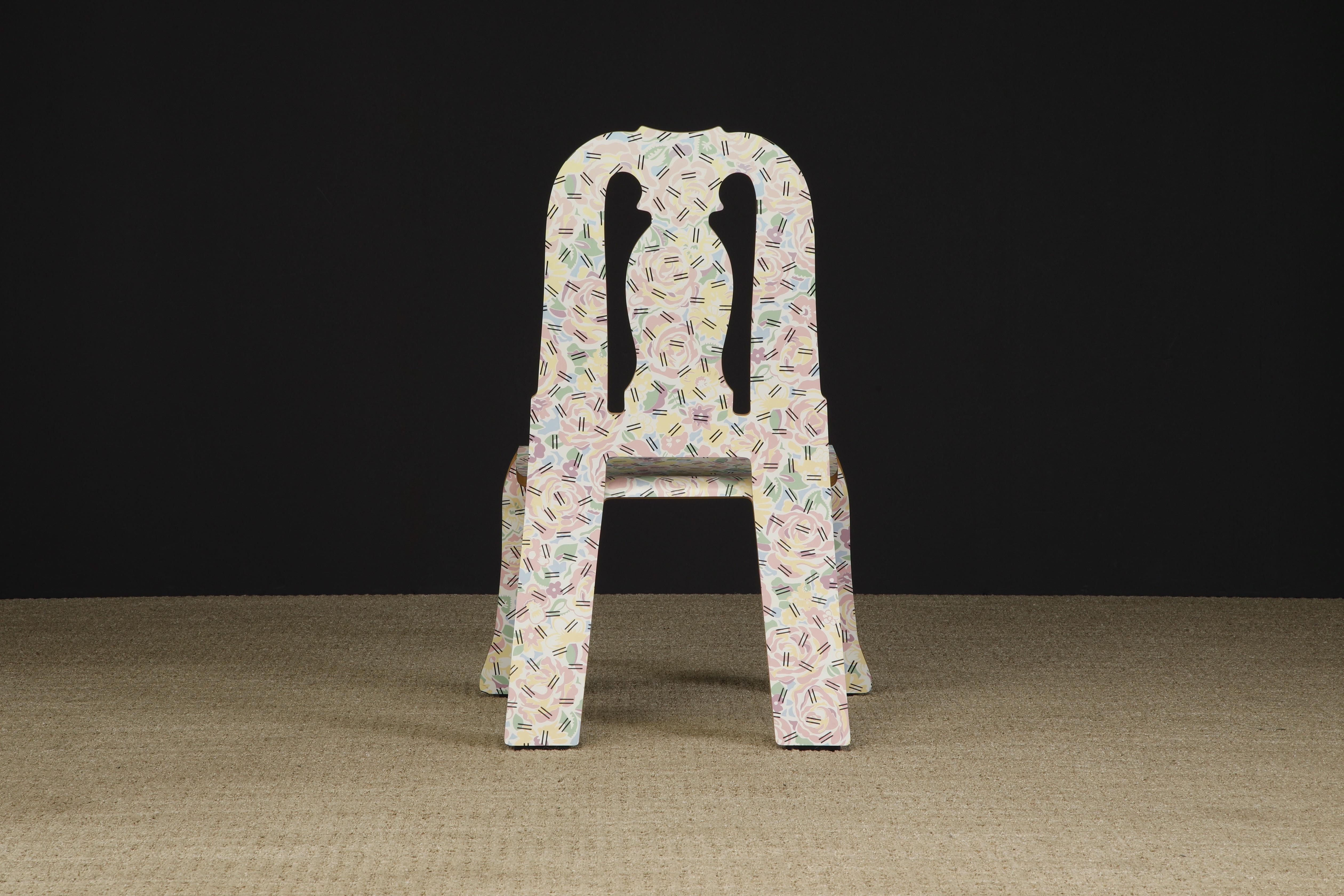 Robert Venturi Post-Modern 'Queen Anne' Chair for Knoll International, c. 1985 3