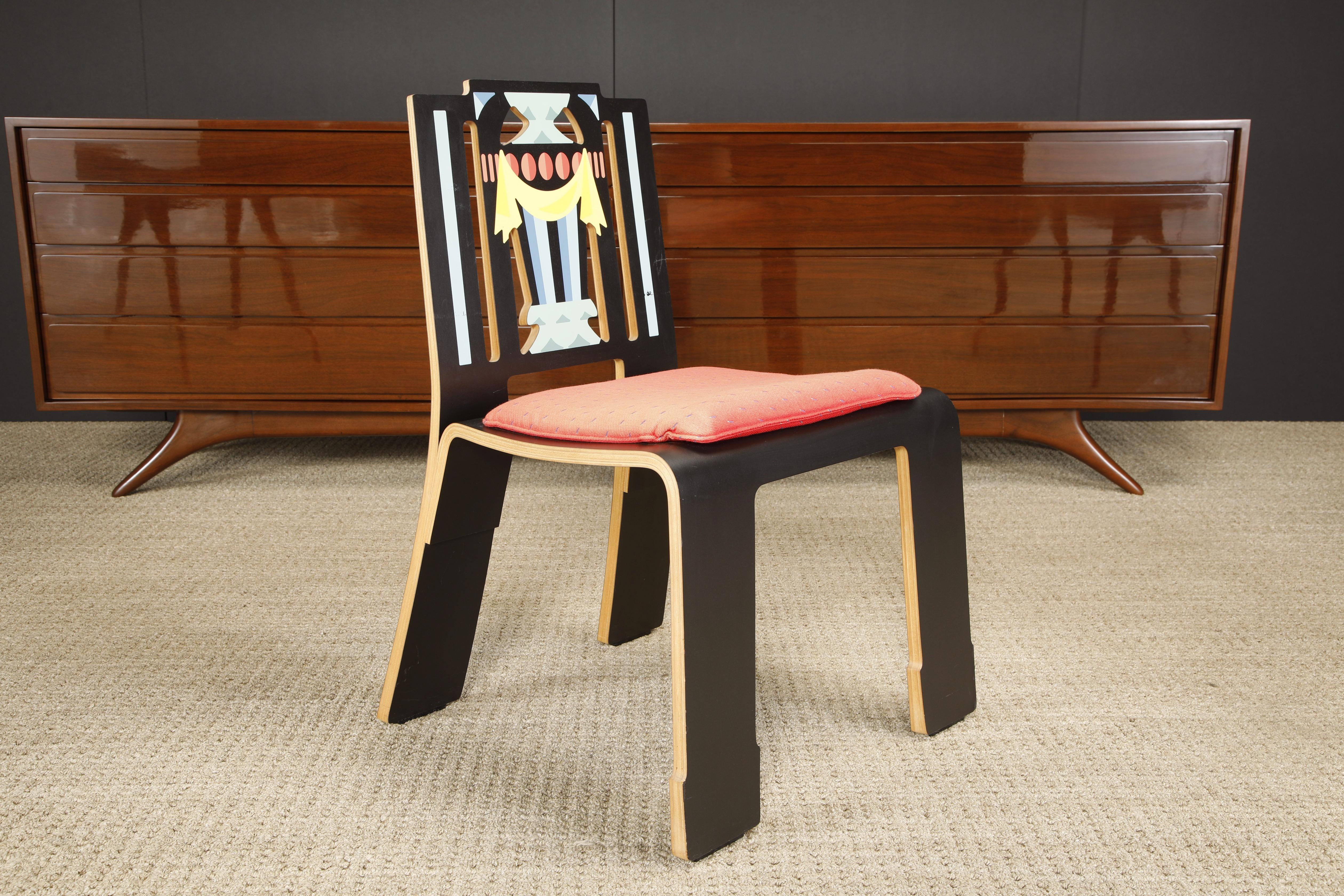 Laminate Robert Venturi Post-Modern 'Sheraton' Chair for Knoll International, c. 1985