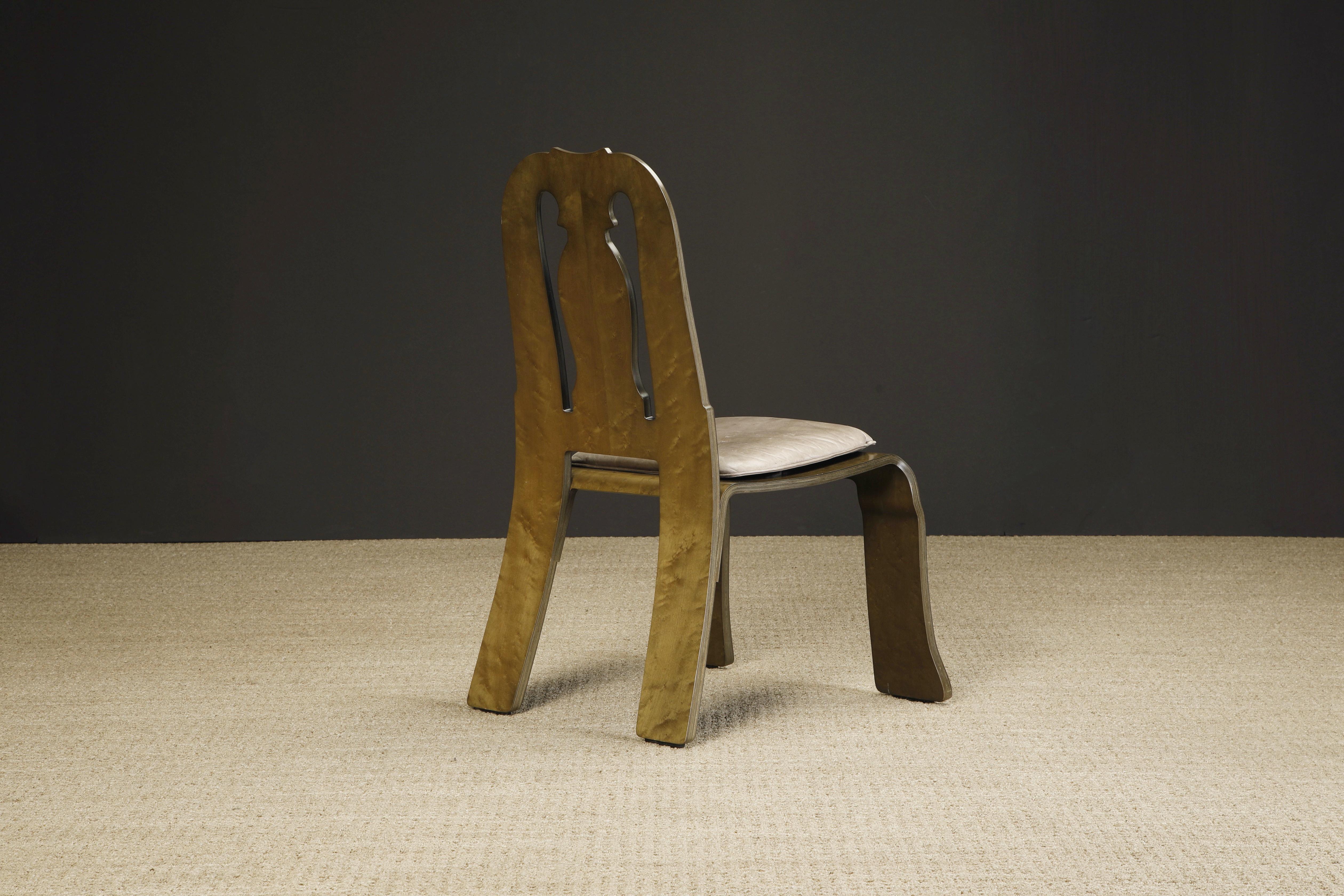 Robert Venturi 'Queen Anne' Chair for Knoll International, C. 1985, Signed For Sale 2