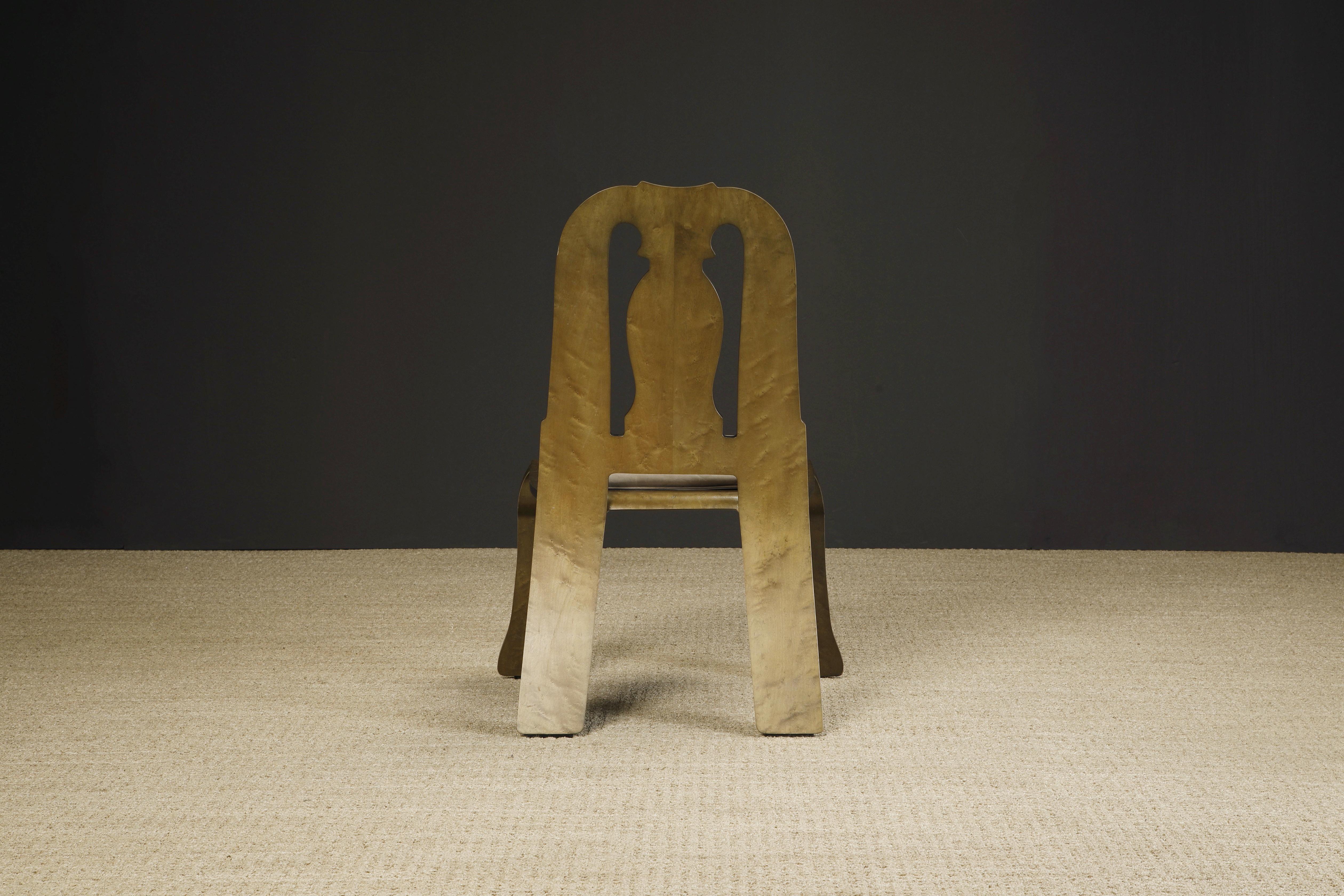 Robert Venturi 'Queen Anne' Chair for Knoll International, C. 1985, Signed For Sale 6