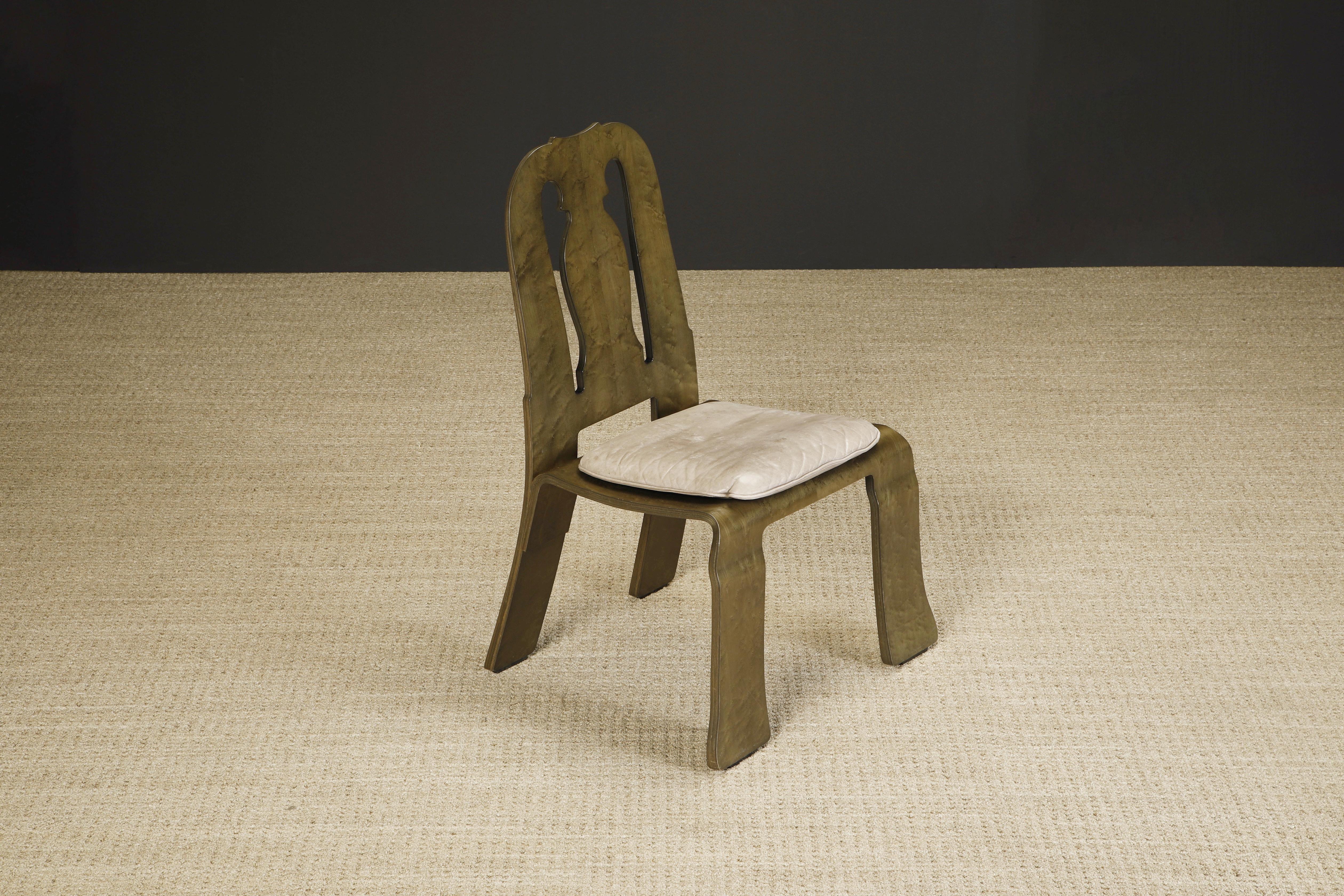 Late 20th Century Robert Venturi 'Queen Anne' Chair for Knoll International, C. 1985, Signed For Sale