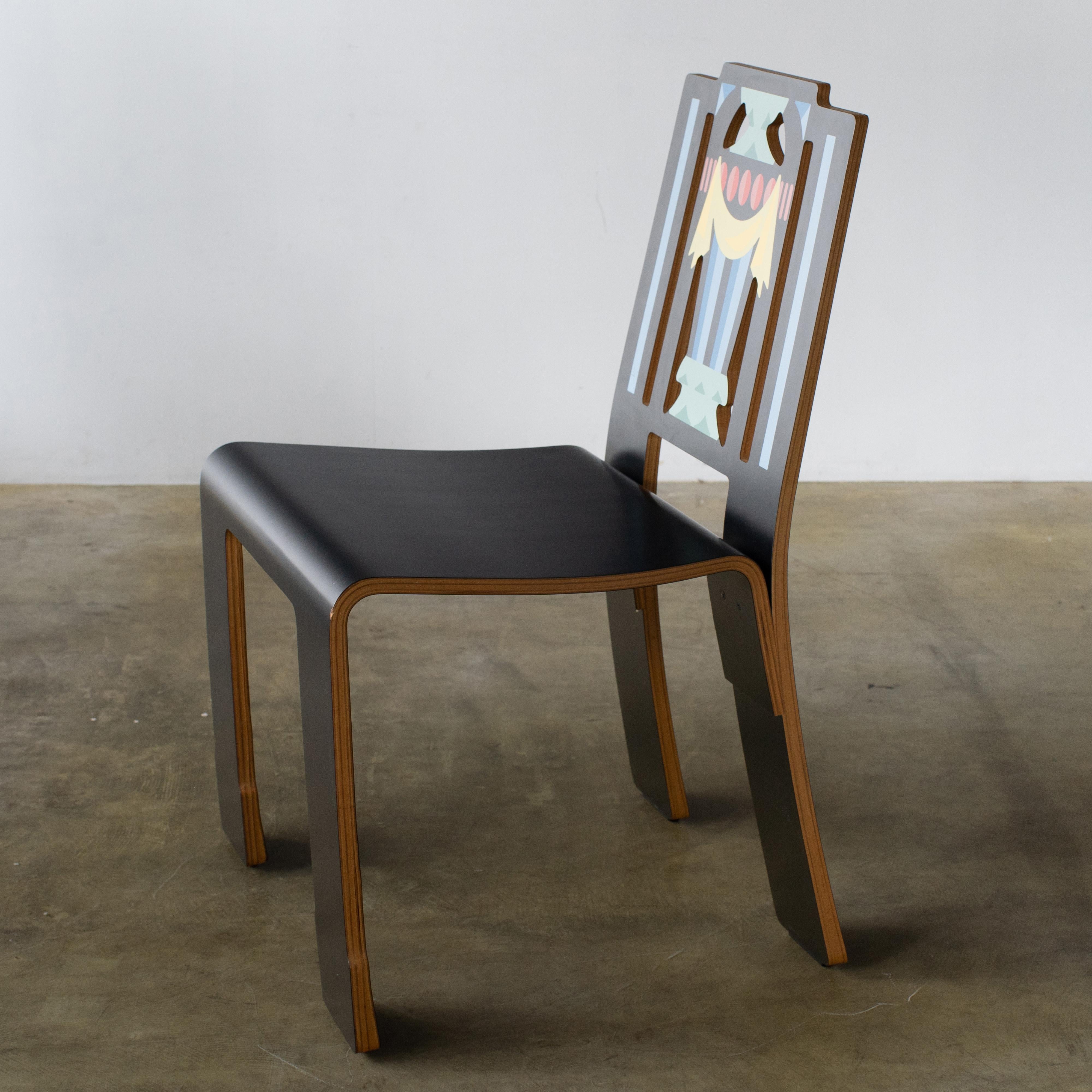 Post-Modern Robert Venturi Sheraton chair for Knoll