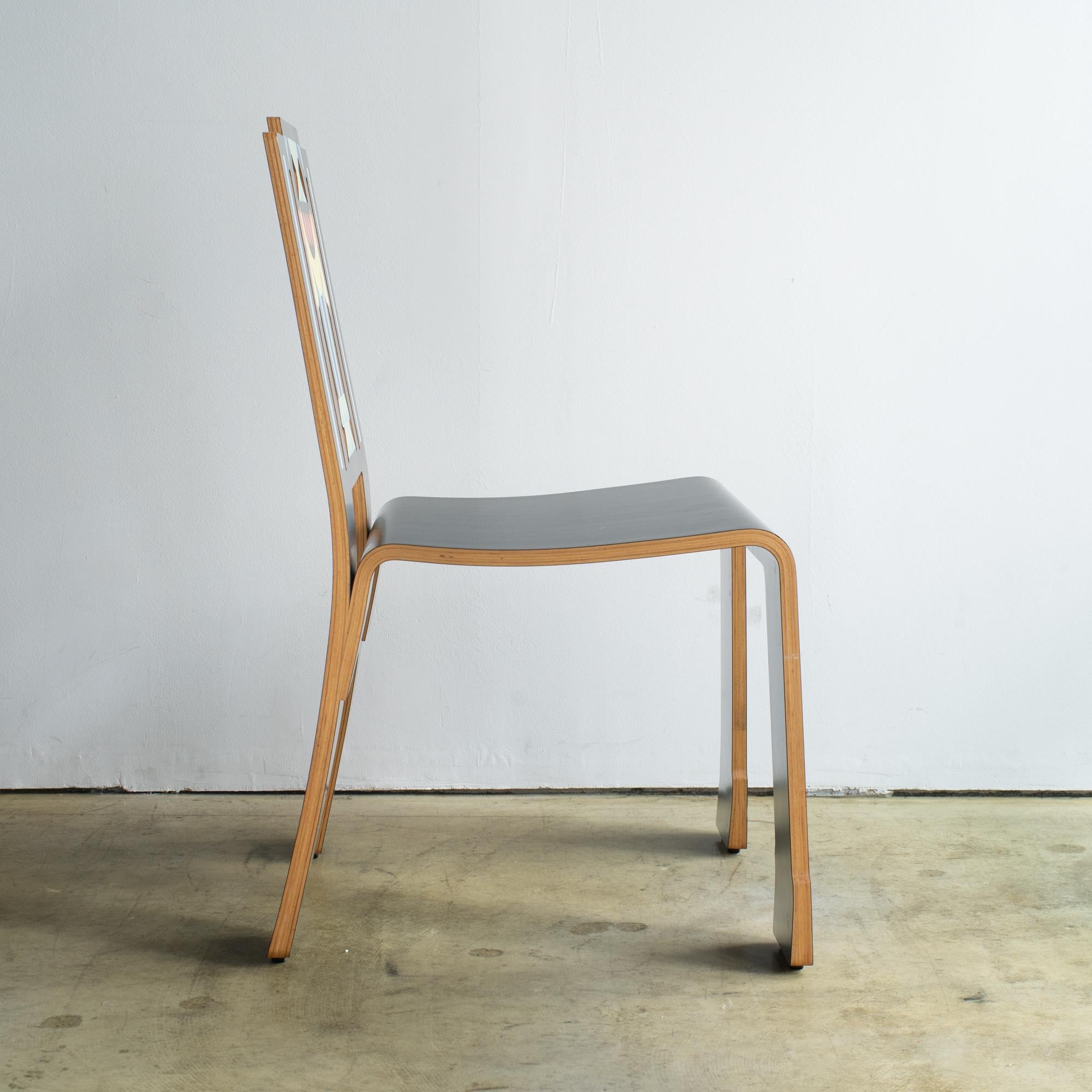 American Robert Venturi Sheraton chair for Knoll Postmodern 80s For Sale