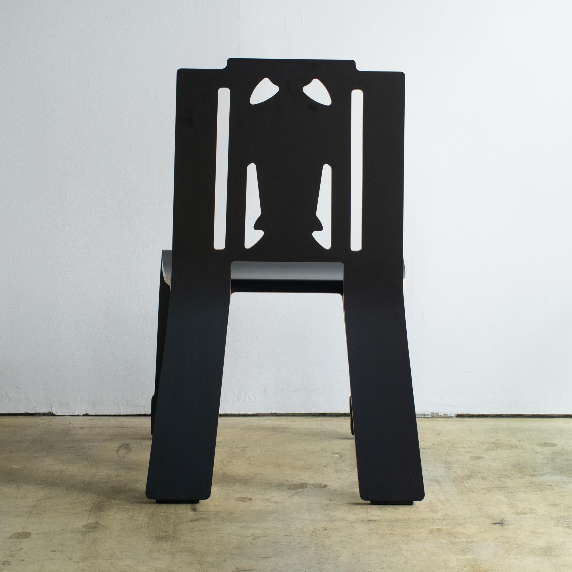 Laminated Robert Venturi Sheraton chair for Knoll Postmodern 80s For Sale