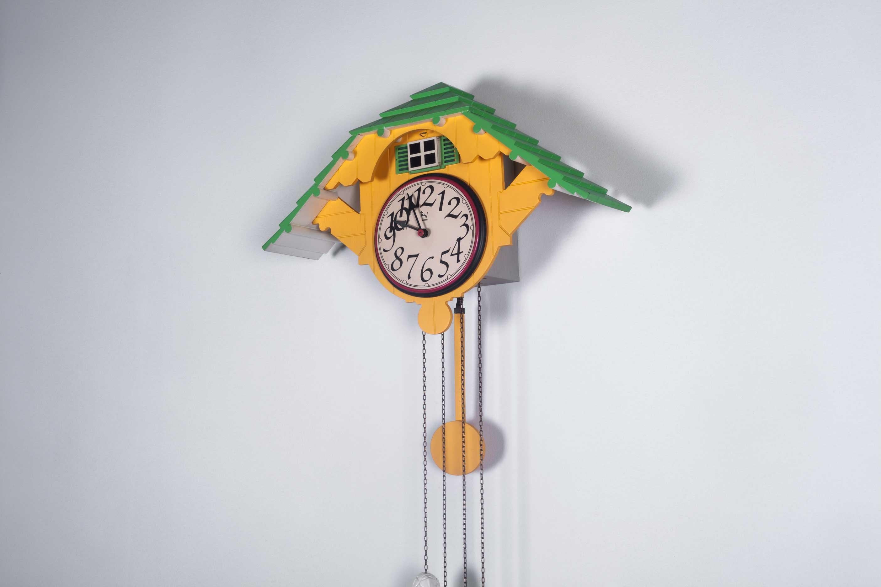 Robert Ventury Cuckoo Clock for Alessi, Italy, 1988 For Sale 2