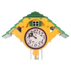 Vintage Robert Ventury Cuckoo Clock for Alessi, Italy, 1988