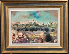 Les Baux de Provence, dipinto ad olio francese del XX secolo, firmato