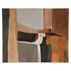 Robert Vick, Modernist Abstract Collage, Tuscan Landscape, 1970s