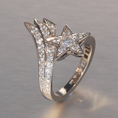 Robert Vogelsang Shooting Star 1.27 Carat Diamond Platinum Engagement Ring