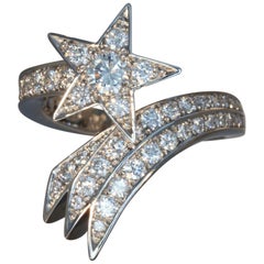 Robert Vogelsang Shooting Star 1.27 Carat Diamond Platinum Engagement Ring