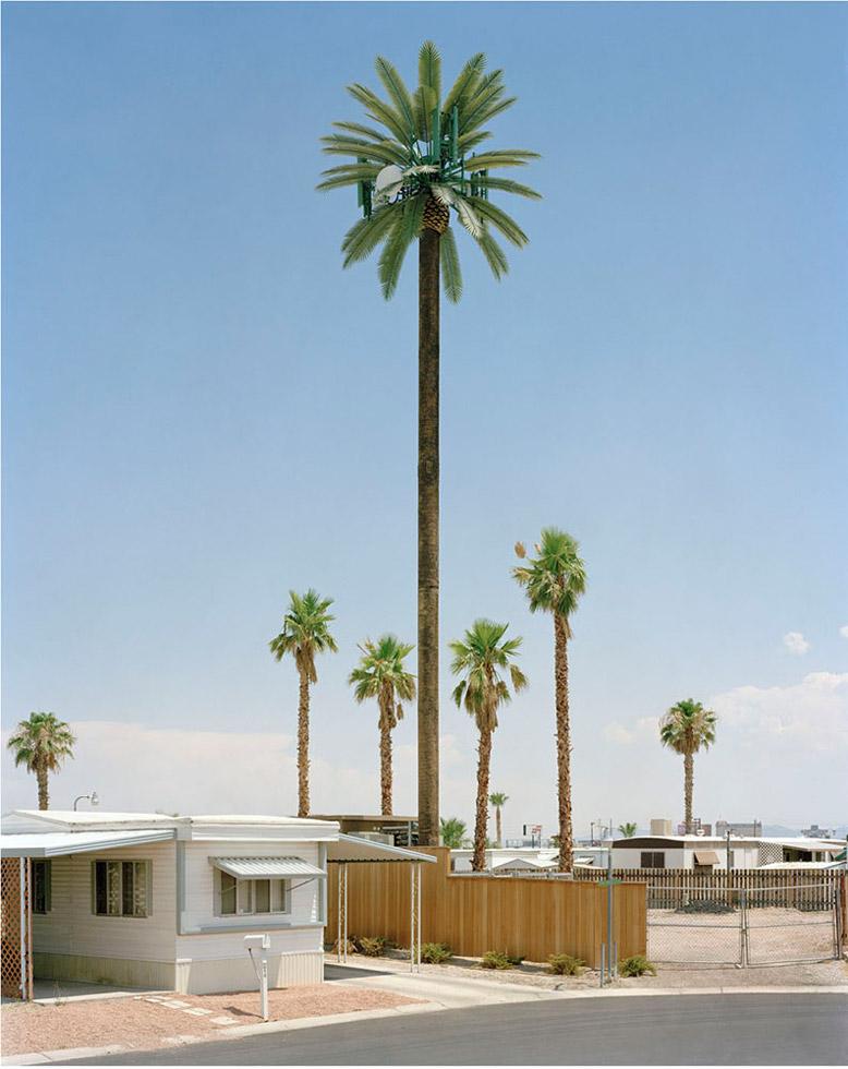 Robert Voit Landscape Photograph - Mobile Home Park, Las Vegas, Nevada
