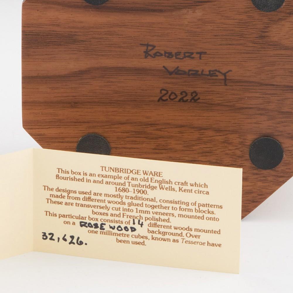 Contemporary Tunbridge Ware Jewellery Box by Robert Vorley 2022