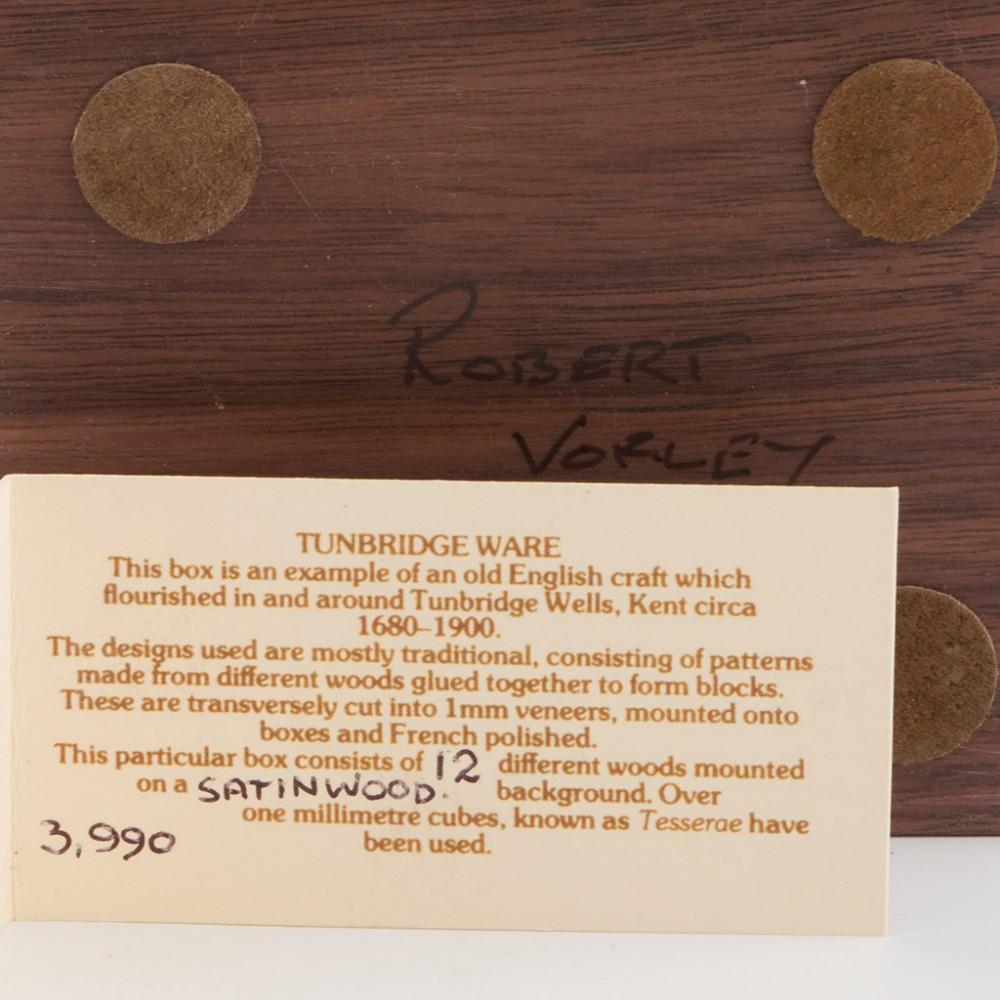 Robert Vorley Tunbridge Ware Jewellery Box 2022 For Sale 2
