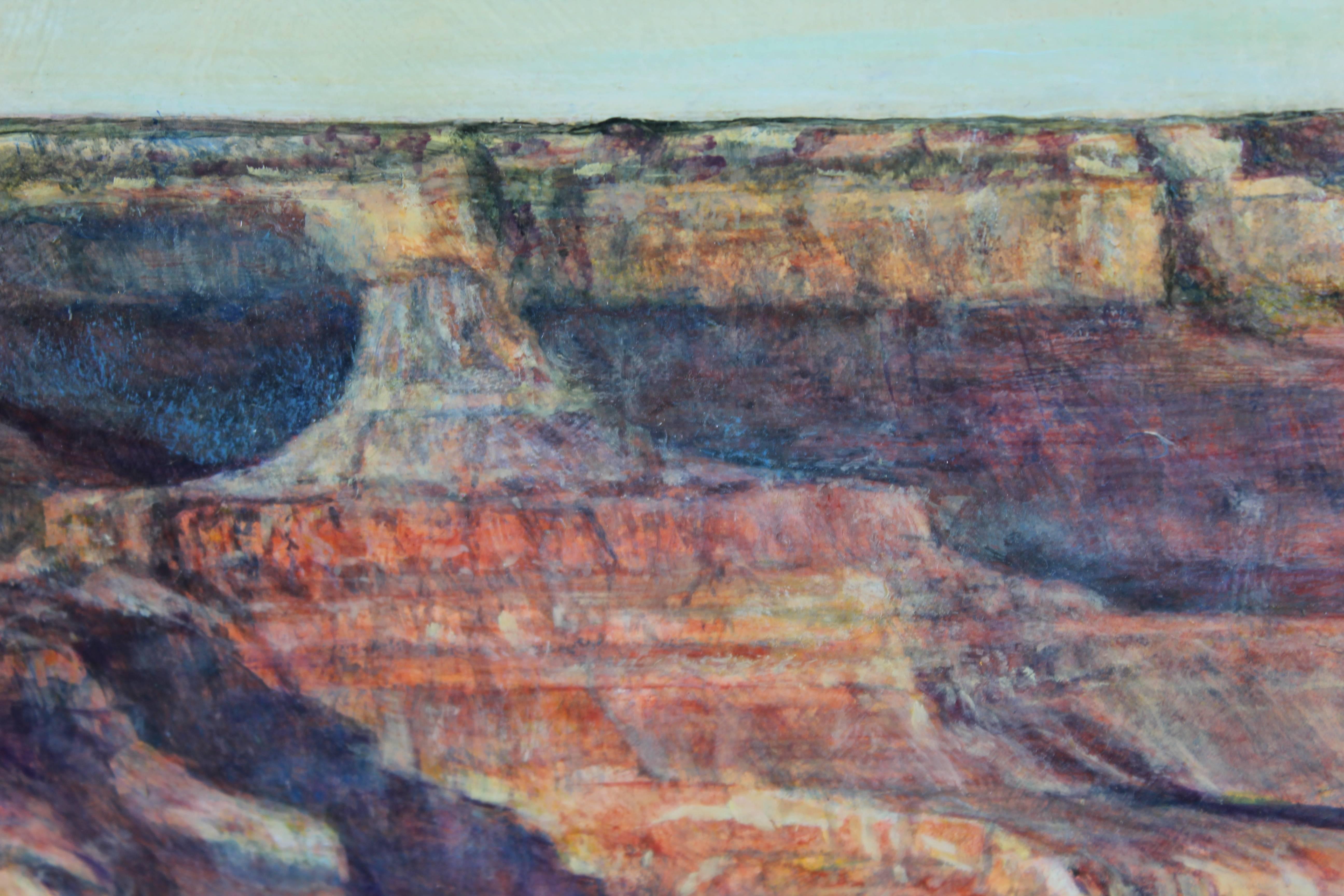 Canyon Shadows - Painting by Robert W. Boyle