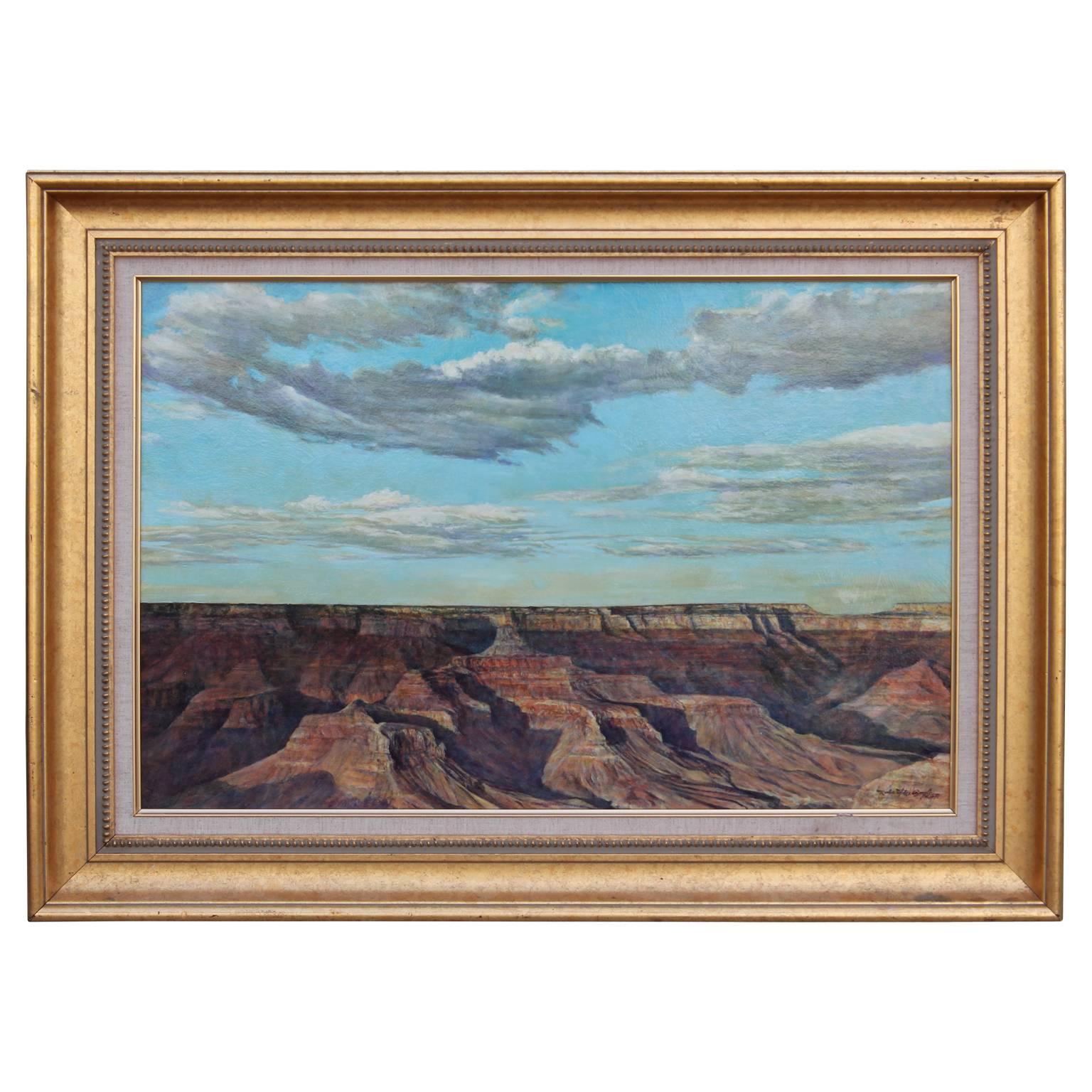 Robert W. Boyle Landscape Painting - Canyon Shadows