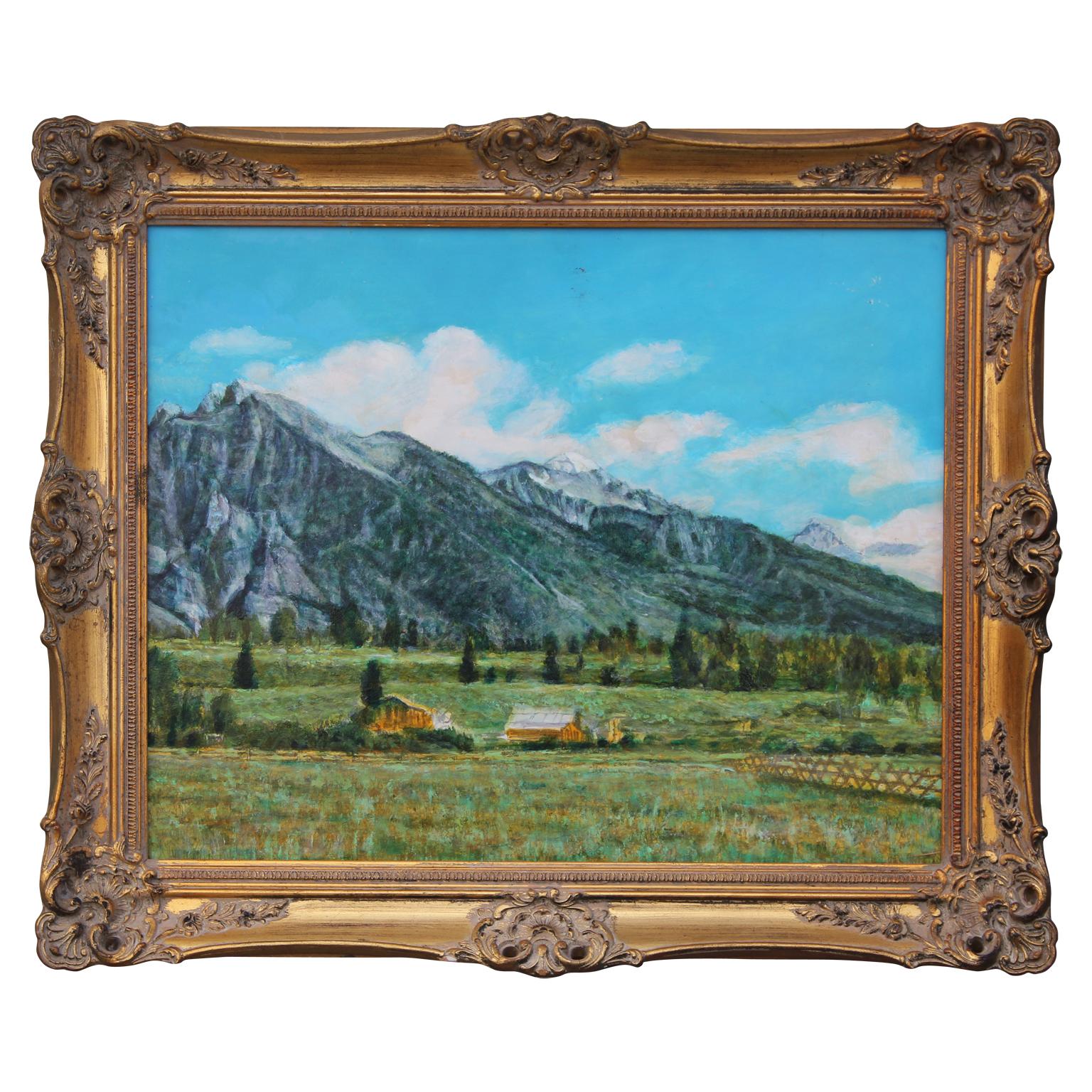 Robert W. Boyle Landscape Art - Landscape of Colorado Mountainside 