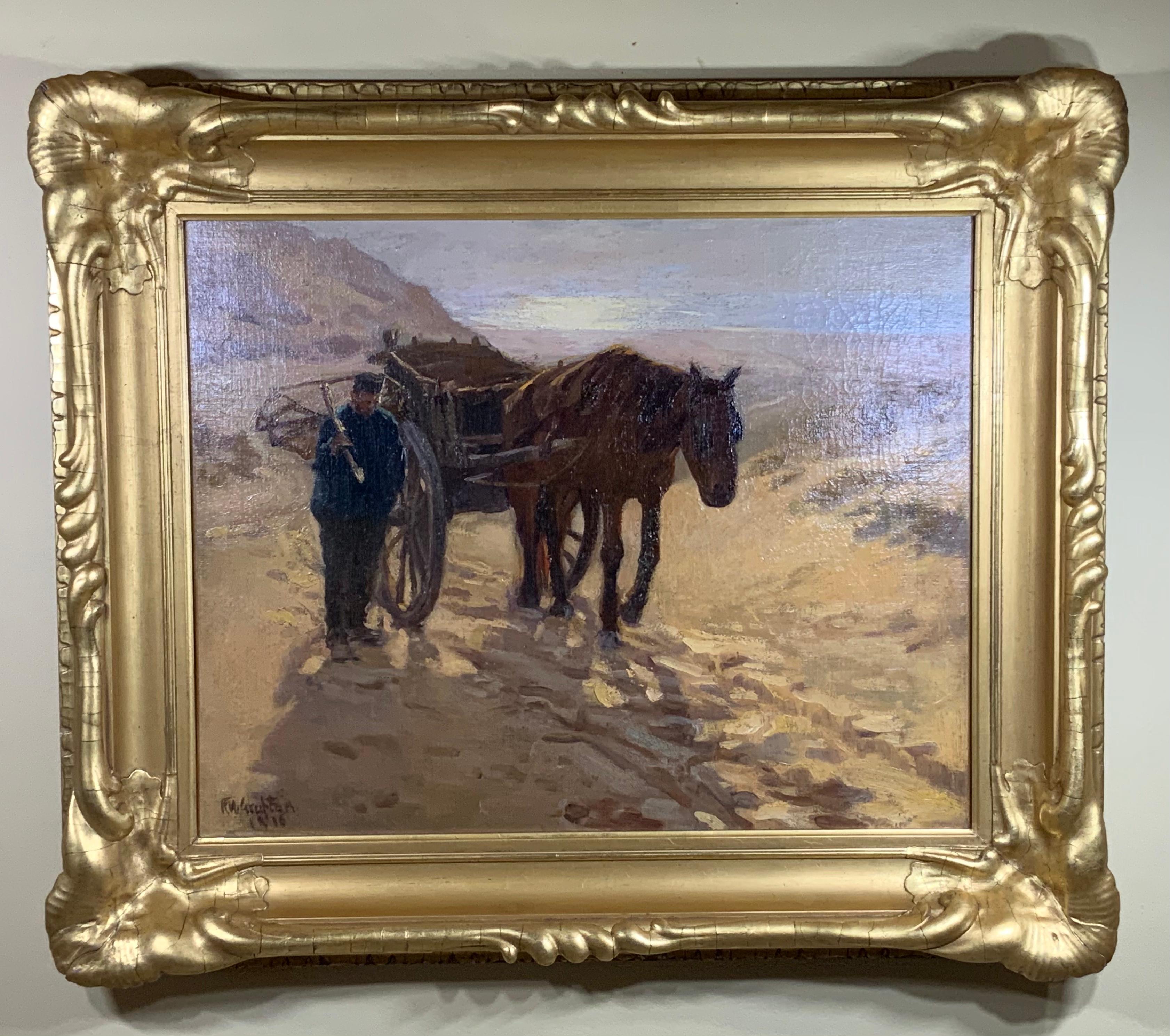 Without frame 25.5 x 20
Exceptional oil painting on canvas bye Robert Wadsworth Grafton (American, 1876-1936).
Great looking painting by distinguish American artist. Great investment for Art connoisseurs or collector of American.
The beautiful