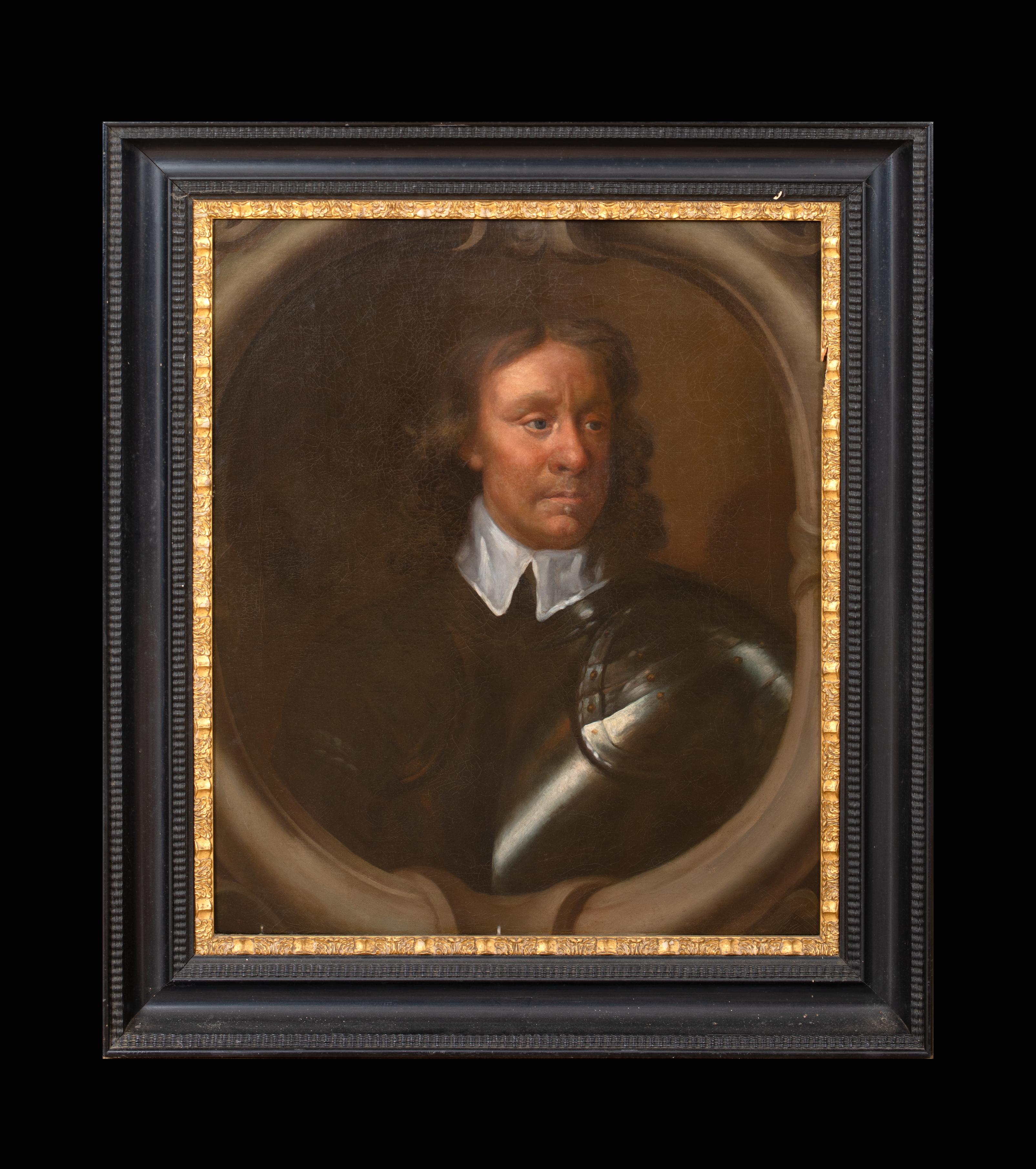 Porträt von Oliver Cromwell (1599-1658), 17. Jahrhundert – Painting von Robert Walker