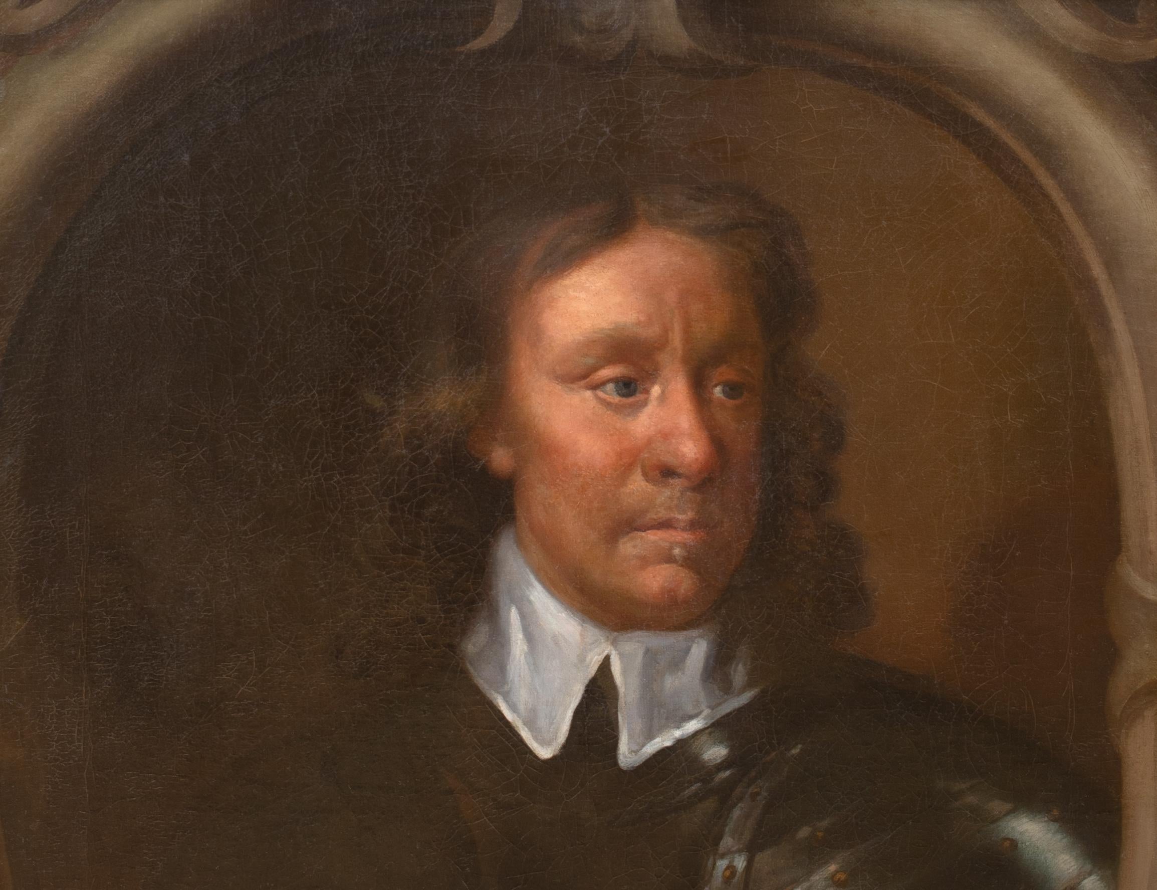 Porträt von Oliver Cromwell (1599-1658), 17. Jahrhundert im Angebot 3