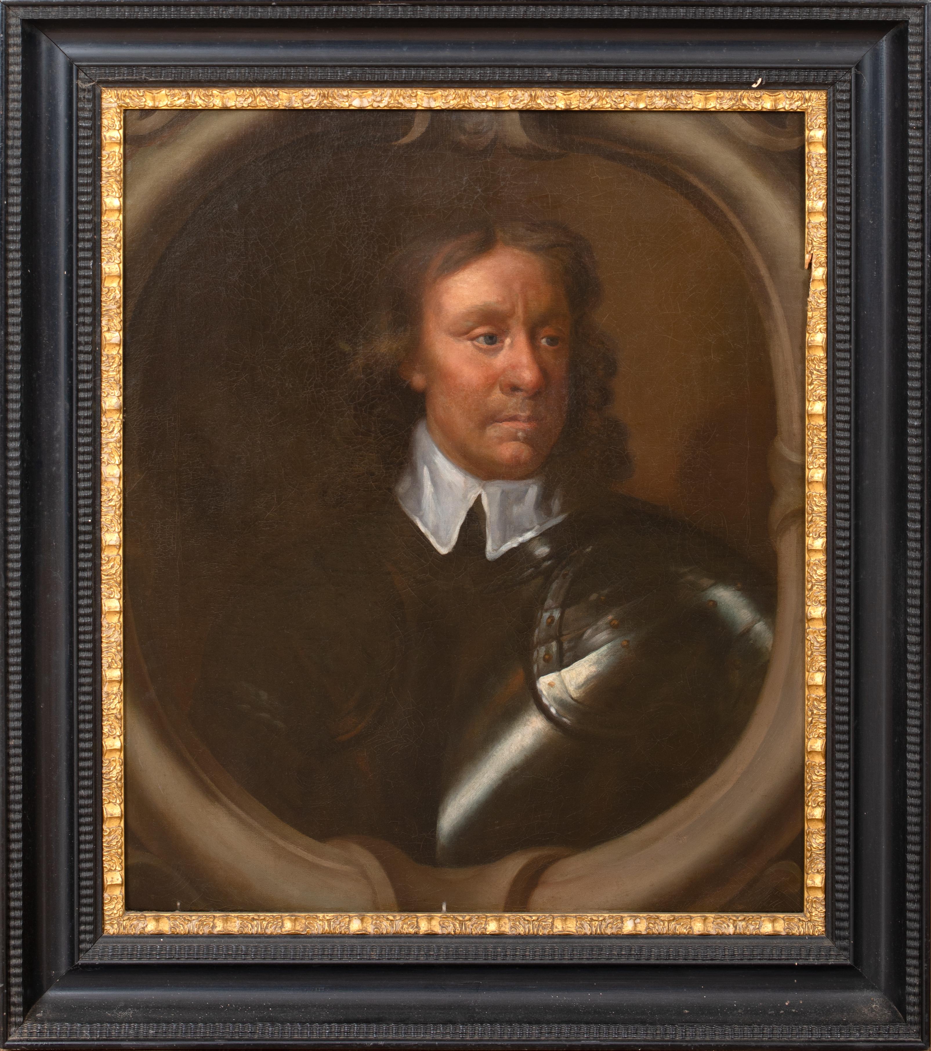 Robert Walker Portrait Painting – Porträt von Oliver Cromwell (1599-1658), 17. Jahrhundert