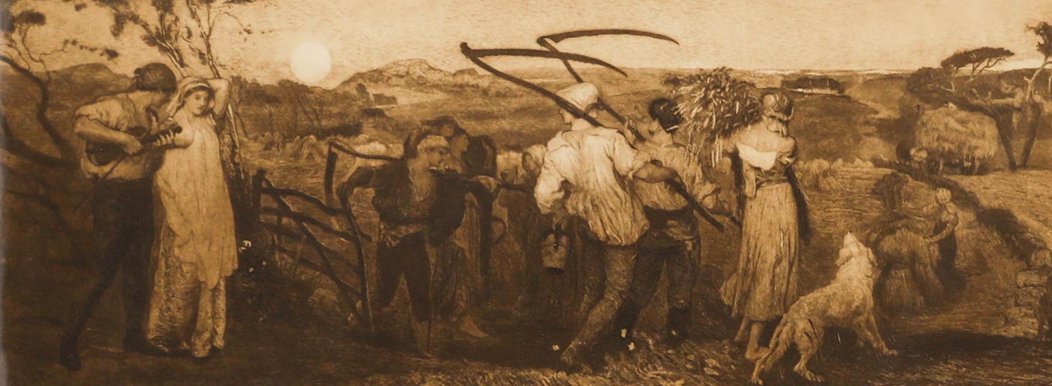 Robert Walker Macbeth After George Mason - Etching, The Harvest Moon 1