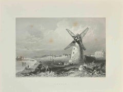 Lytham - Etching by Robert Wallis - Early-20th Century