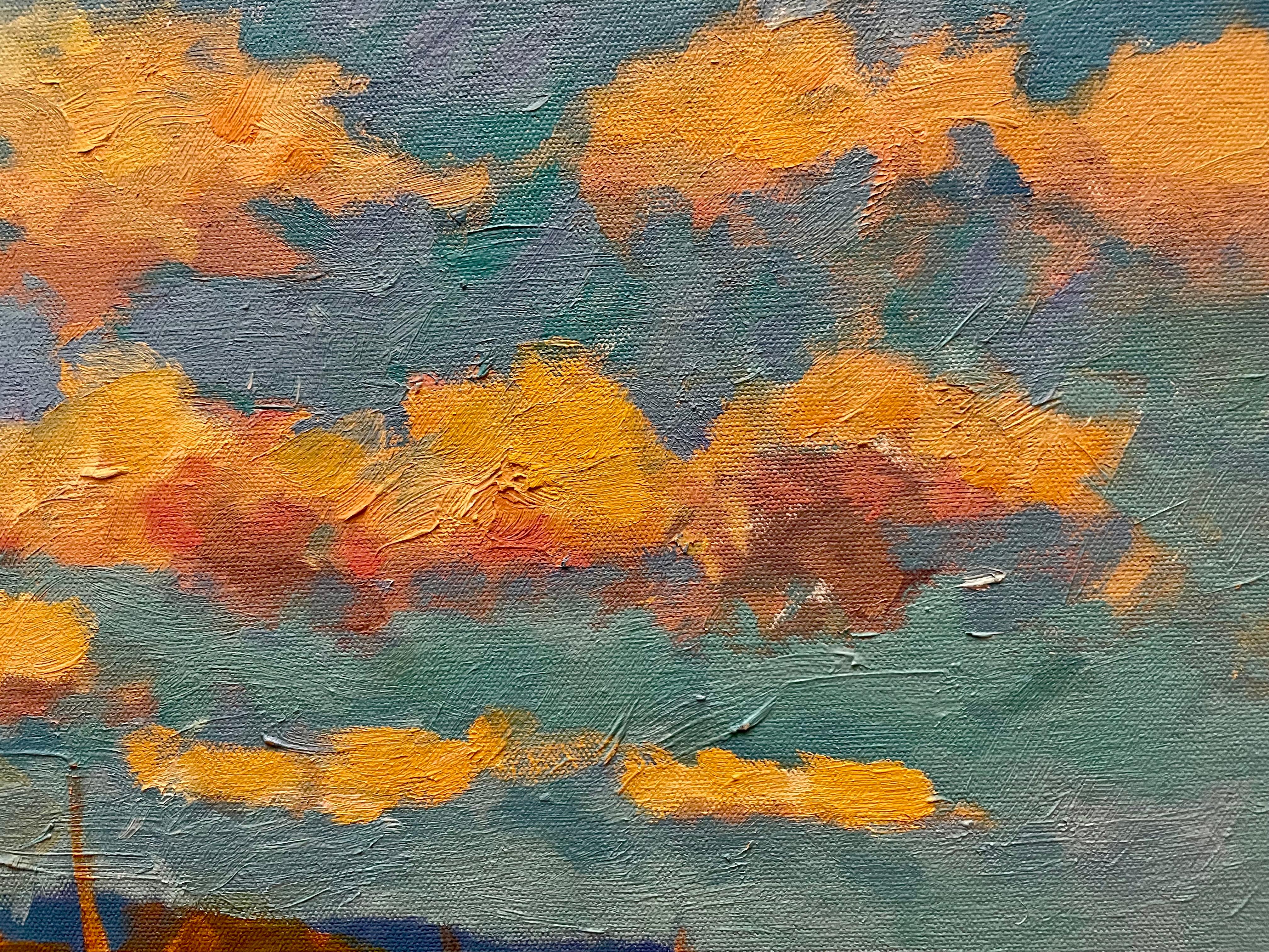 Escena portuaria del artista impresionista del siglo XX 4