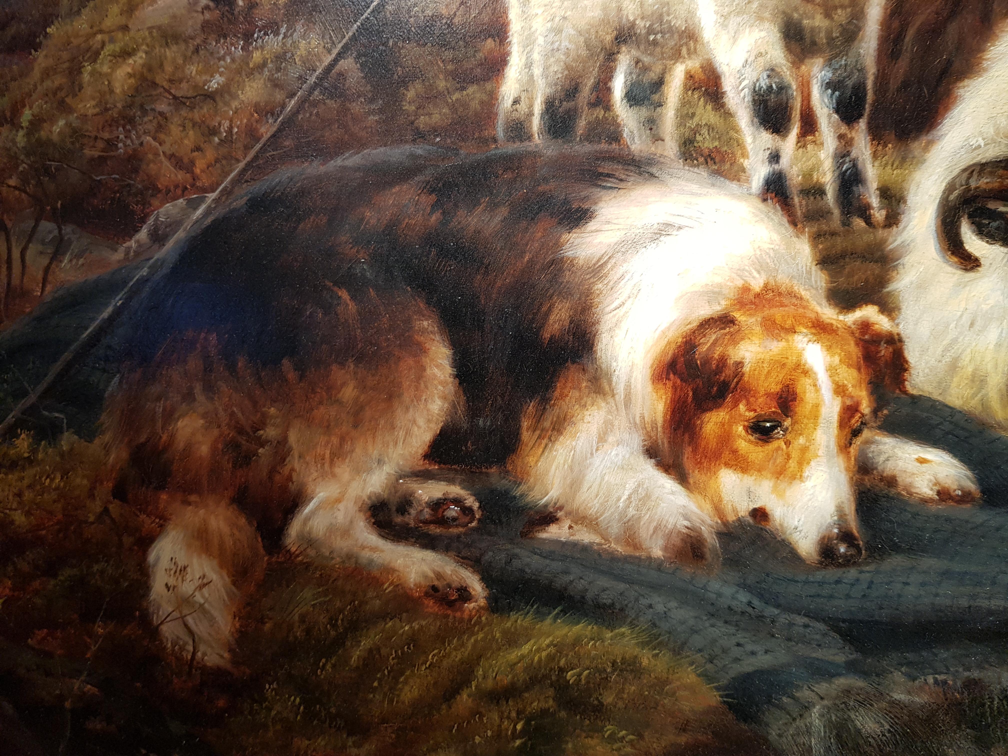 19th Century Cattle & Dog painting 'Man's Best Friend' by  Robert Watson 2