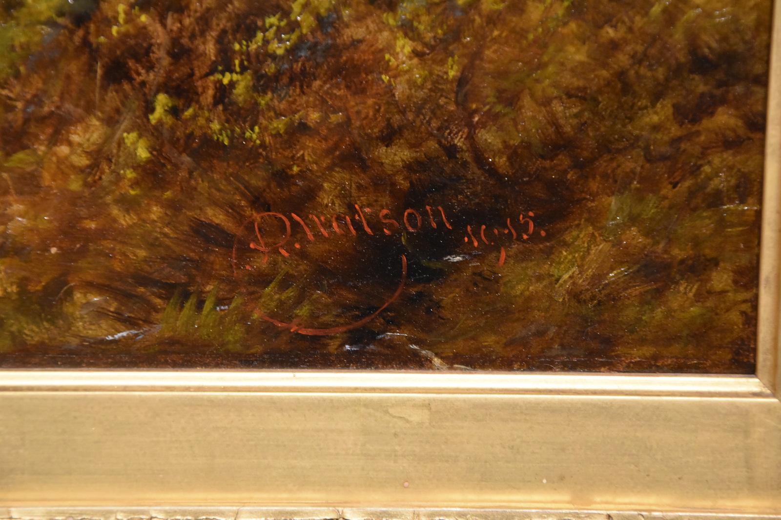 Pittura a olio di Robert Watson 