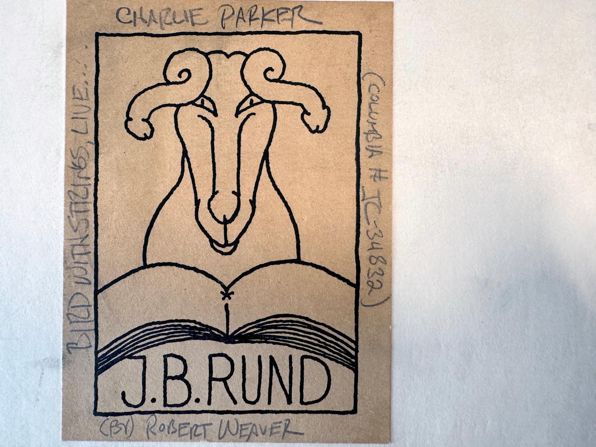 Couverture d'album d'un Saxophone Jazz Musician Charlie Parker en vente 1